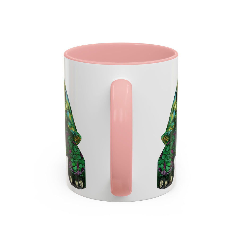 Colorful Sea Turtle Two Tone Coffee Mugs - Blue Cava
