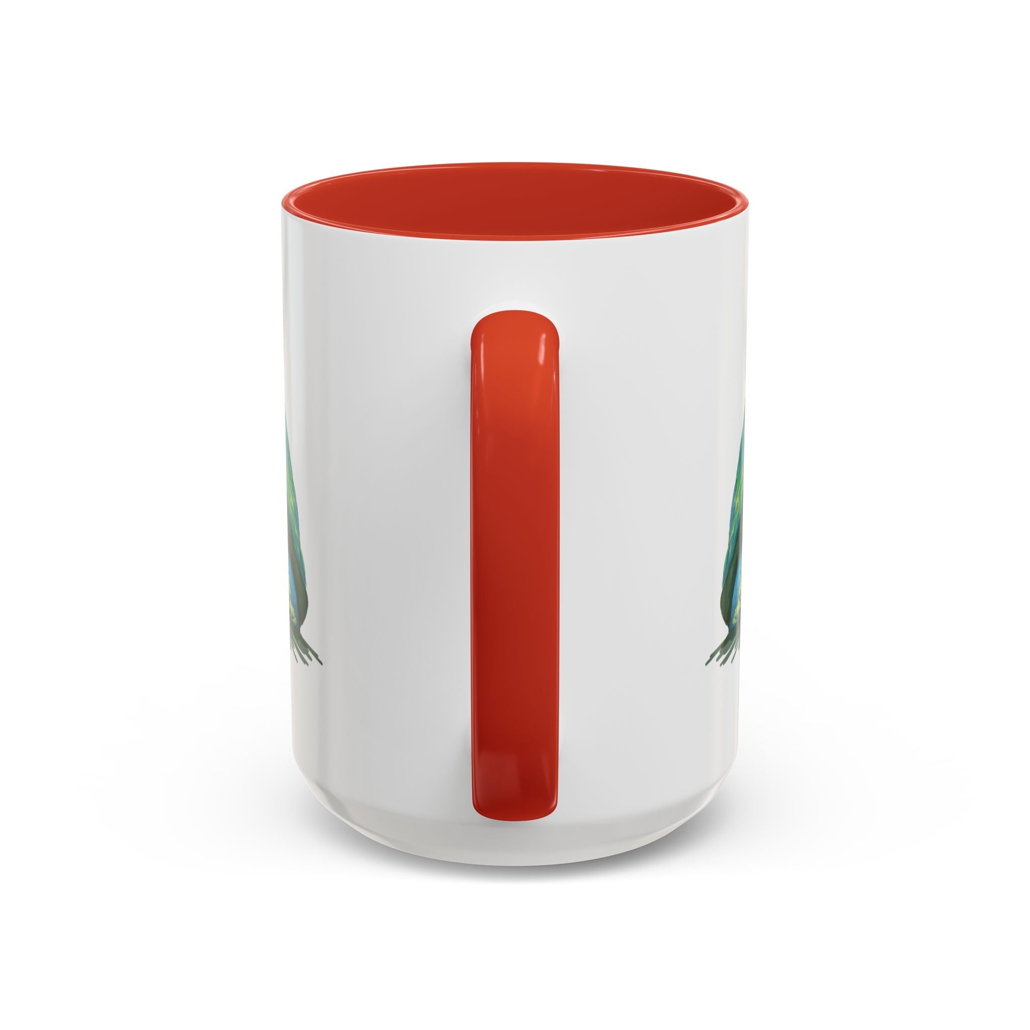 Colorful Sea Turtle Two Tone Coffee Mugs - Blue Cava