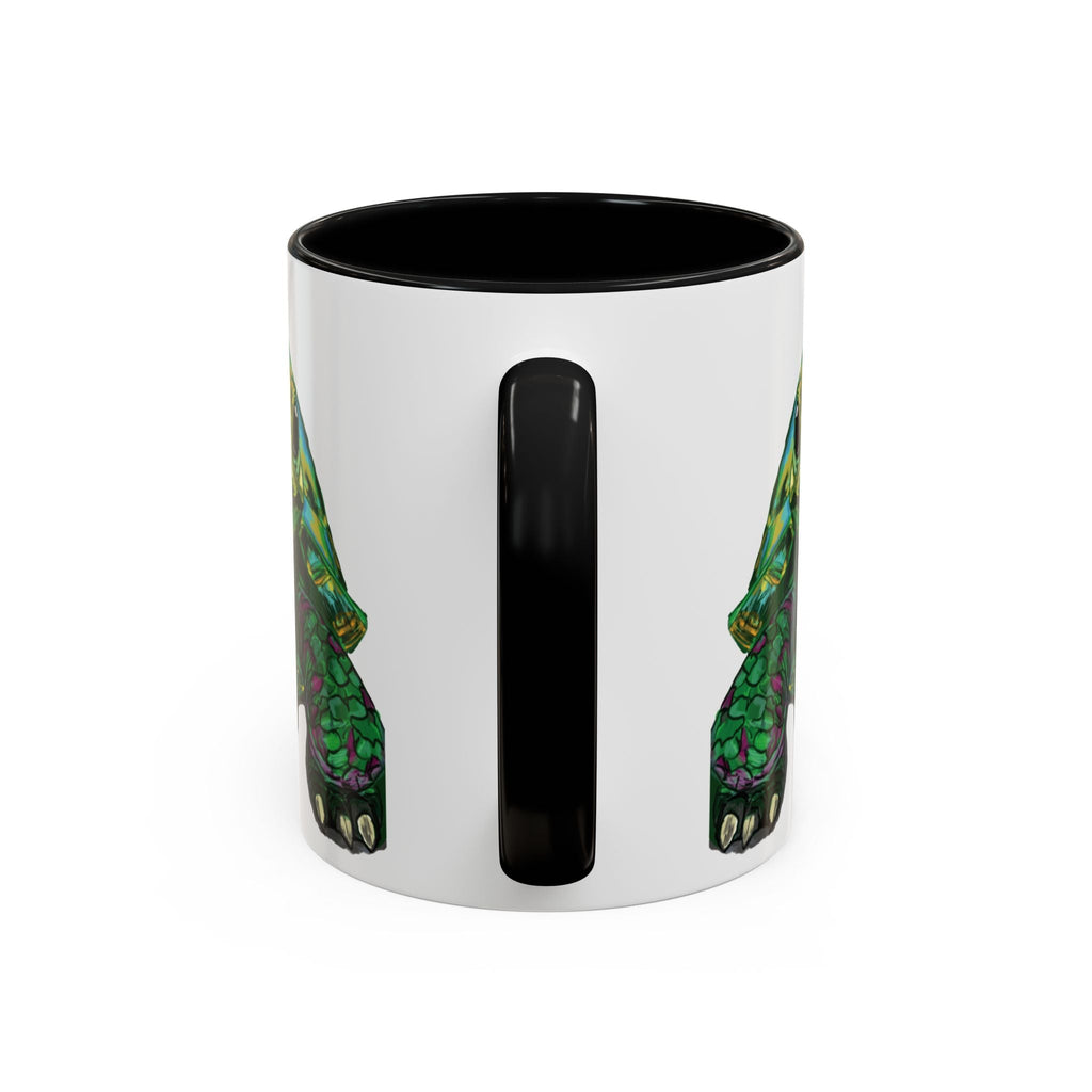 Colorful Sea Turtle Two Tone Coffee Mugs - Blue Cava