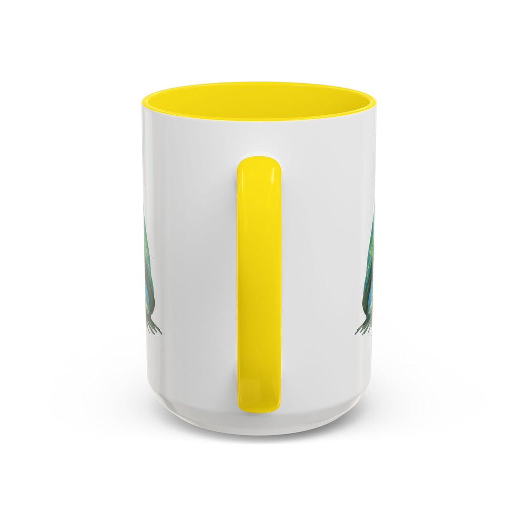 Colorful Sea Turtle Two Tone Coffee Mugs - Blue Cava