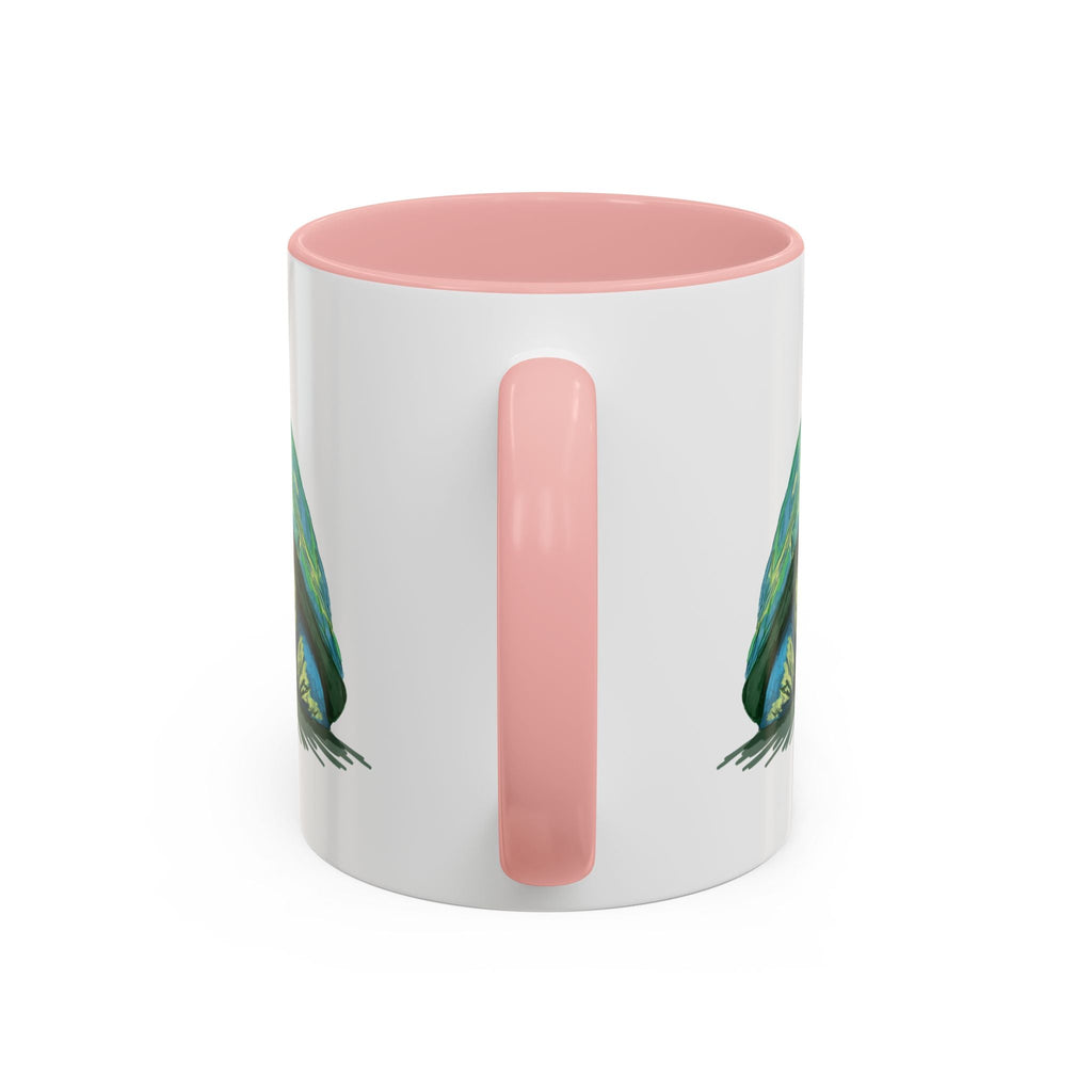Colorful Sea Turtle Two Tone Coffee Mugs - Blue Cava