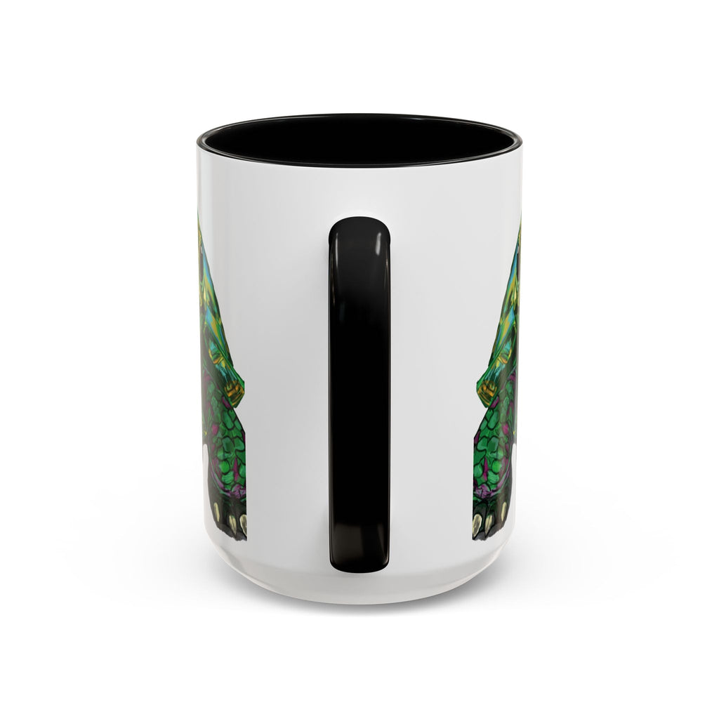 Colorful Sea Turtle Two Tone Coffee Mugs - Blue Cava
