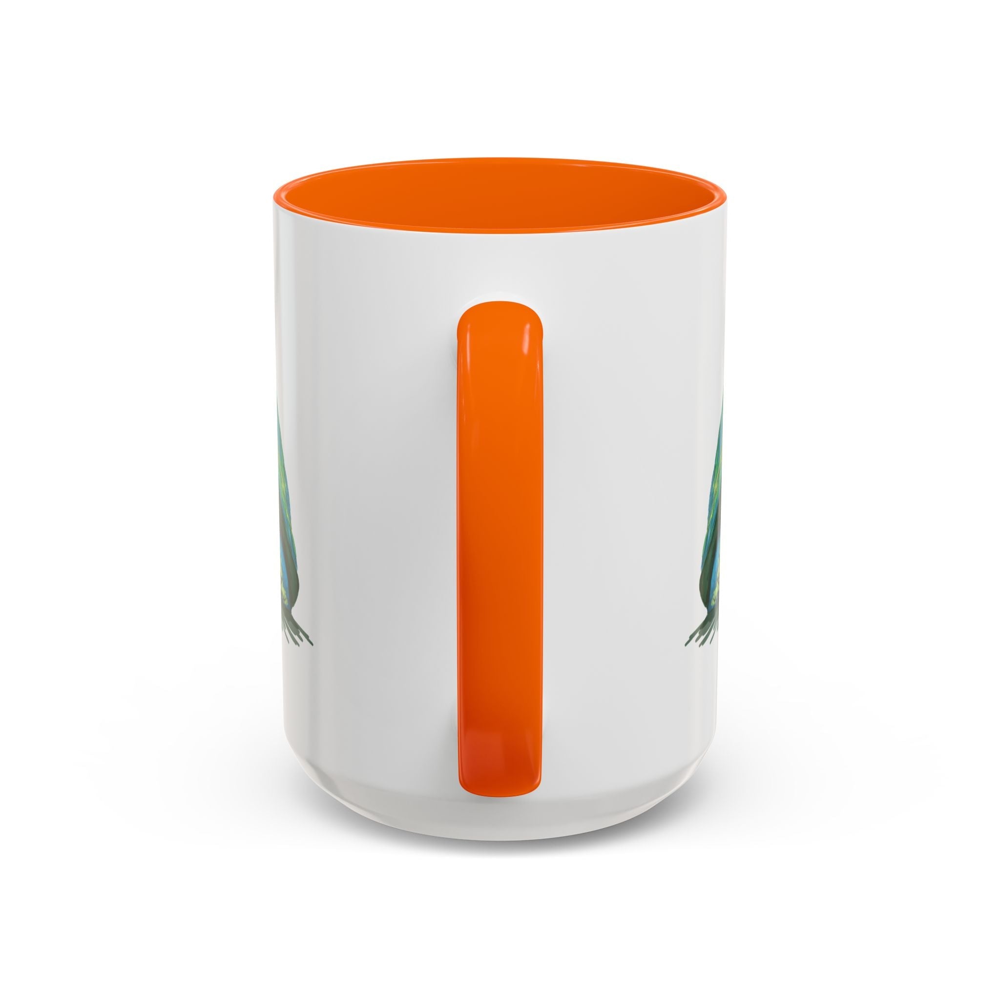 Colorful Sea Turtle Two Tone Coffee Mugs - Blue Cava