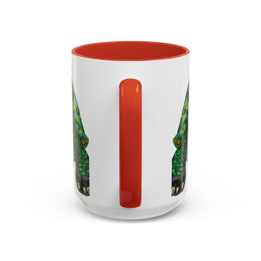 Colorful Sea Turtle Two Tone Coffee Mugs - Blue Cava