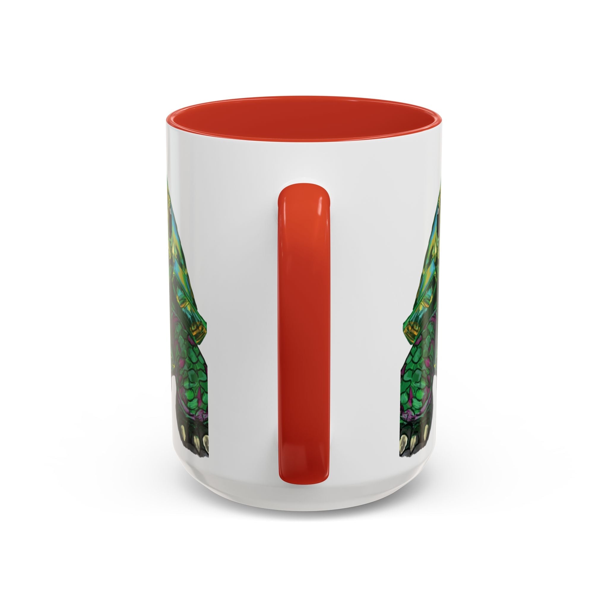 Colorful Sea Turtle Two Tone Coffee Mugs - Blue Cava