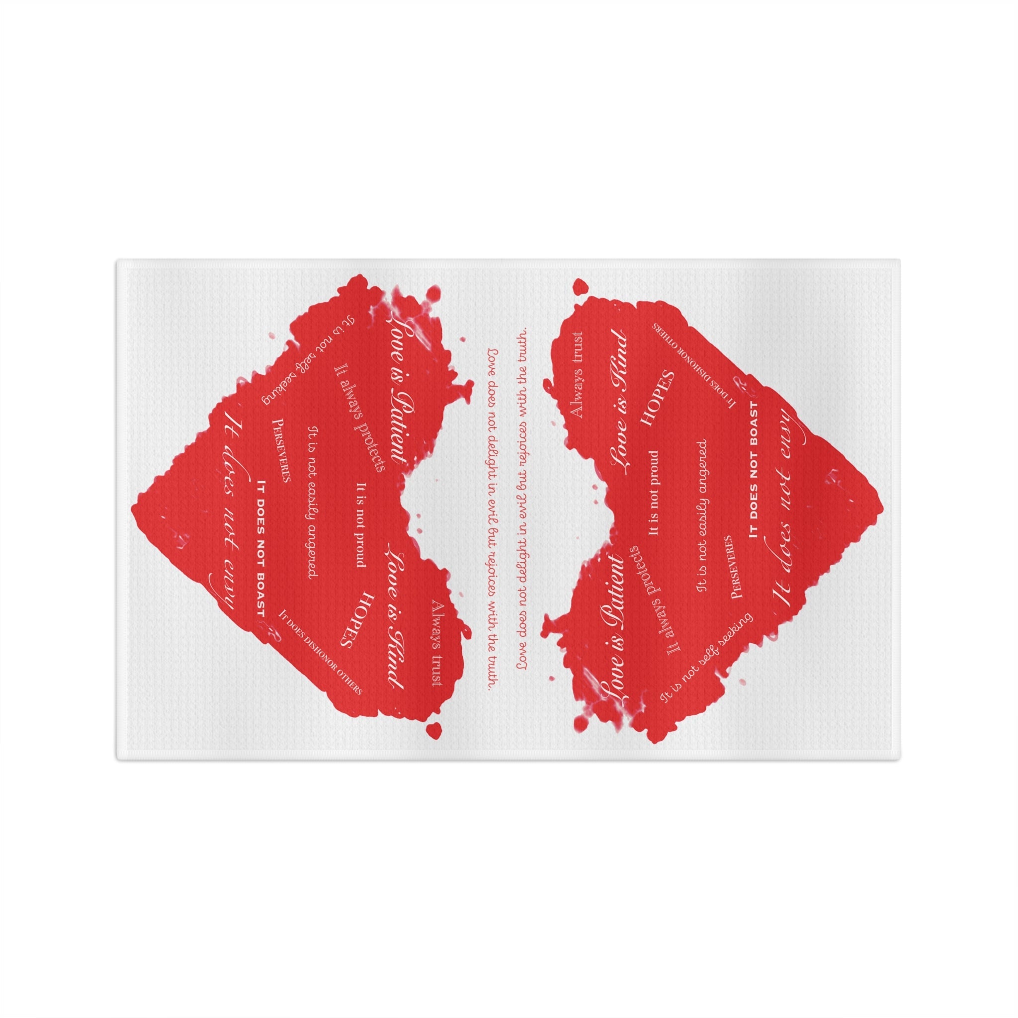 Corinthians Microfiber Waffle Kitchen Towel - Blue Cava