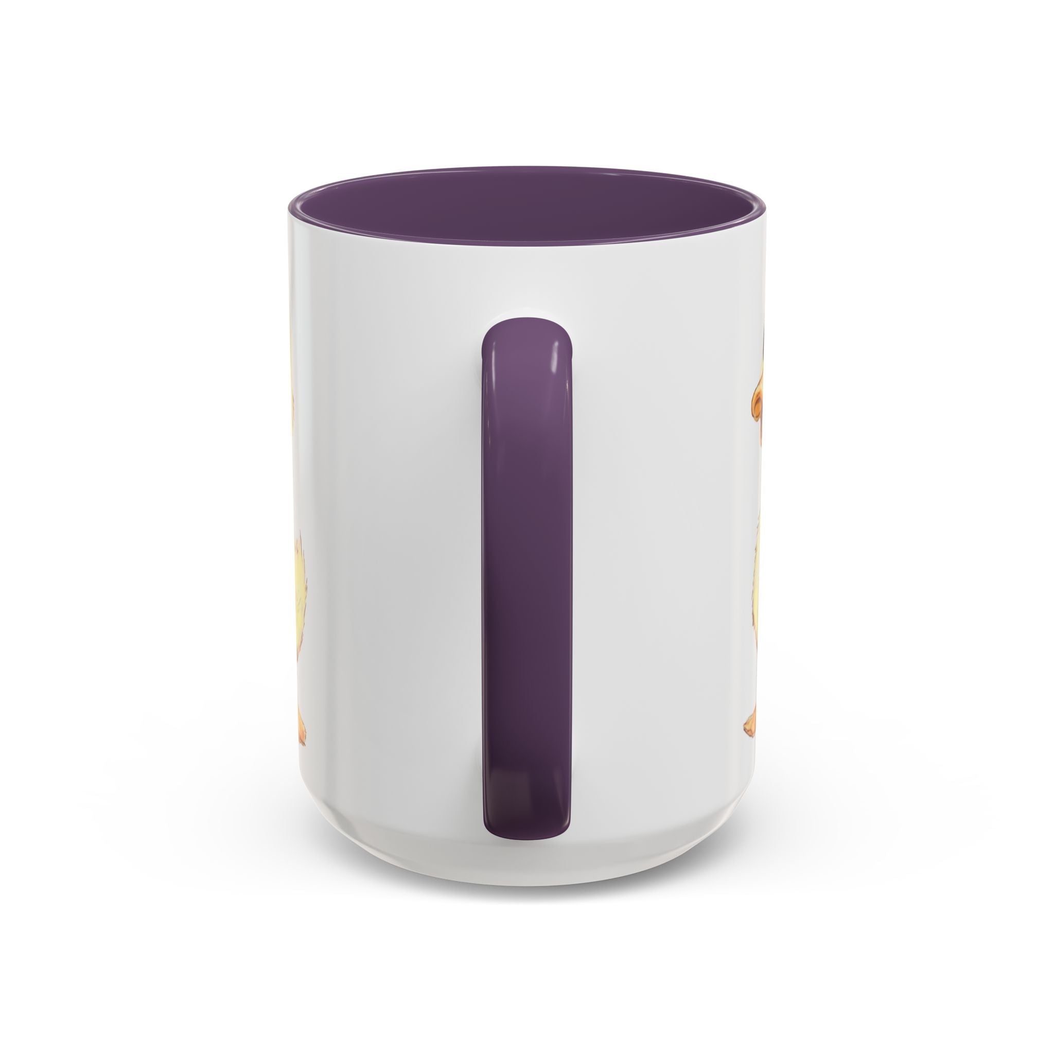 Cute Farmhouse Duck Two Tone Ceramic Coffee Mugs - Blue Cava