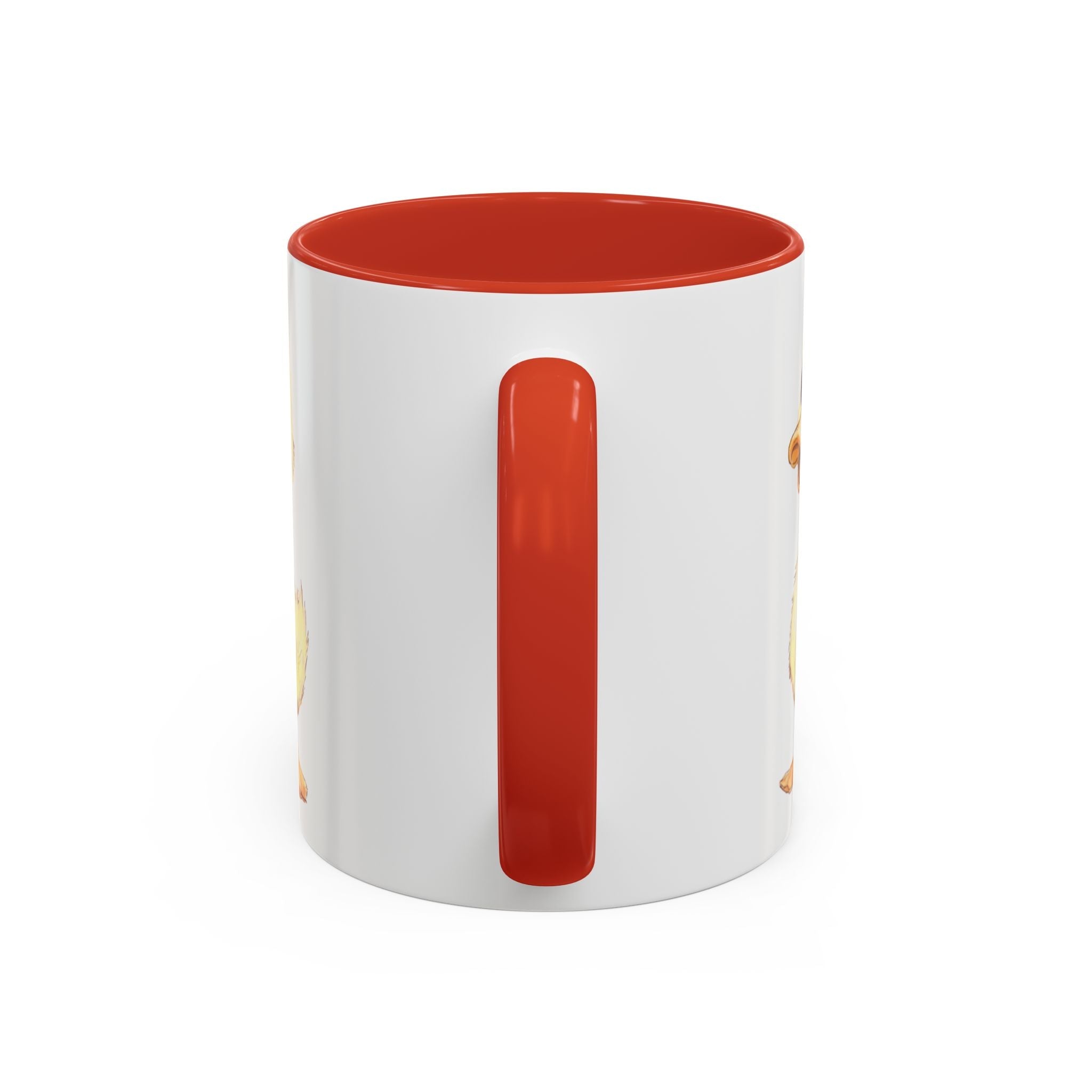 Cute Farmhouse Duck Two Tone Ceramic Coffee Mugs - Blue Cava