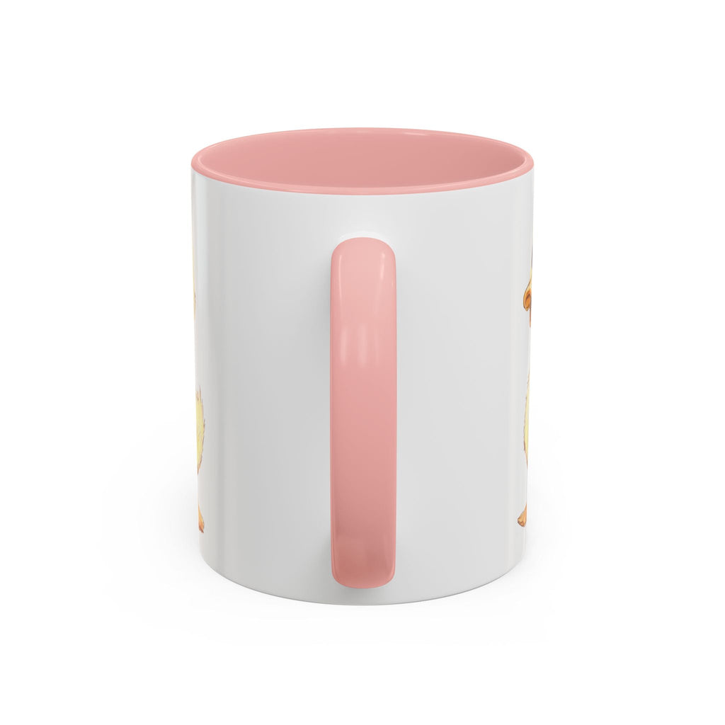 Cute Farmhouse Duck Two Tone Ceramic Coffee Mugs - Blue Cava