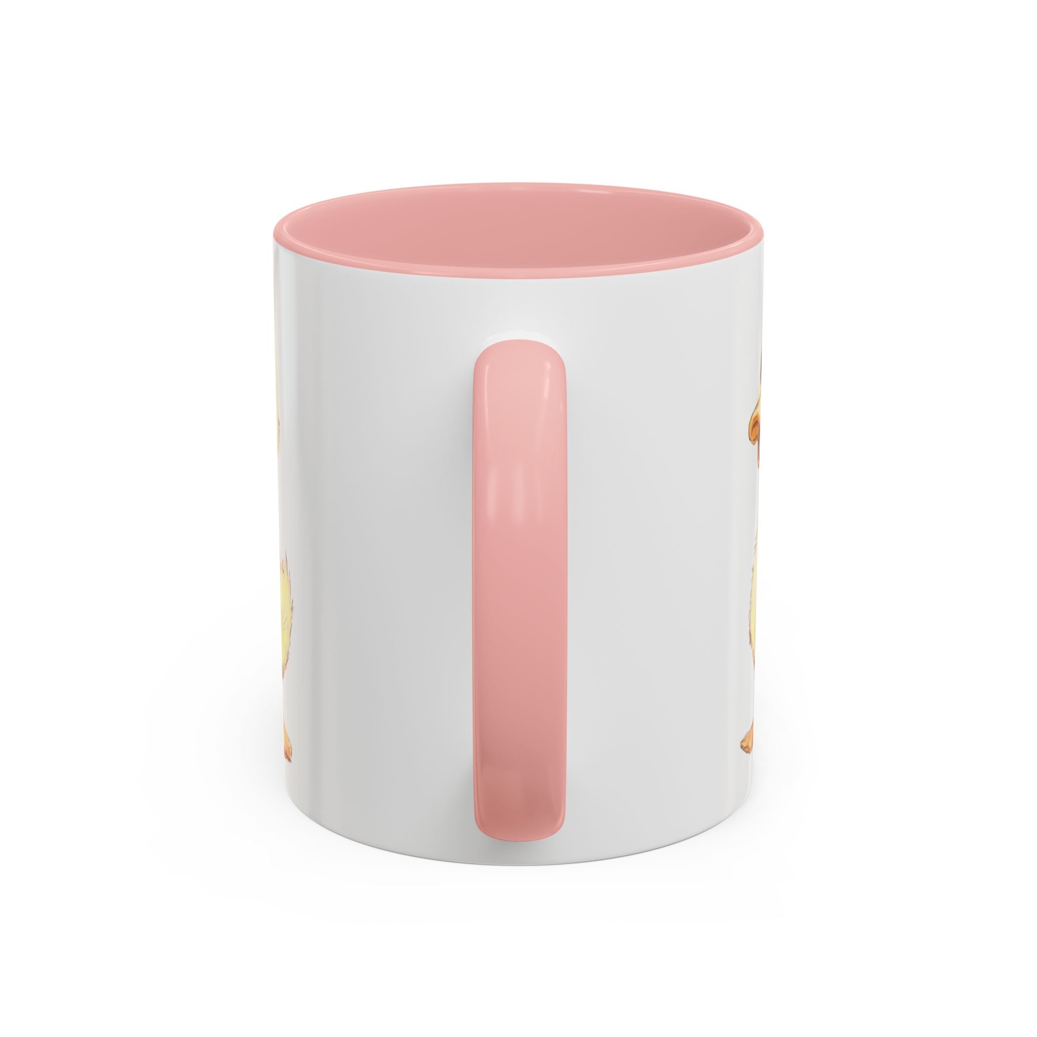 Cute Farmhouse Duck Two Tone Ceramic Coffee Mugs - Blue Cava