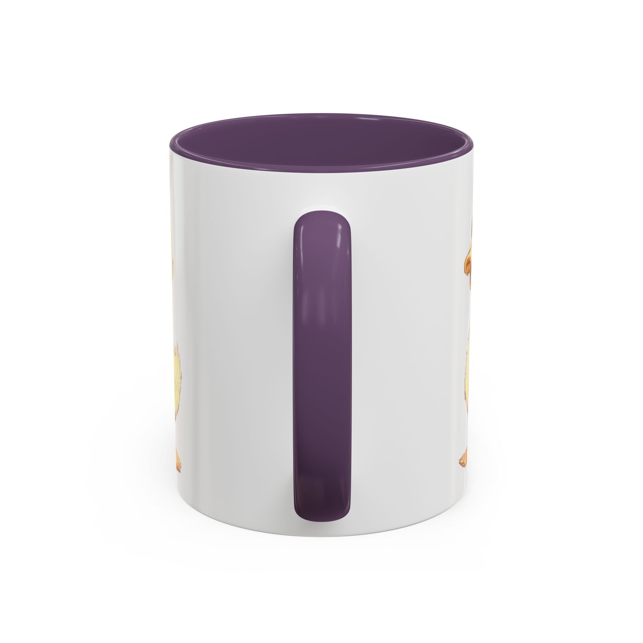 Cute Farmhouse Duck Two Tone Ceramic Coffee Mugs - Blue Cava