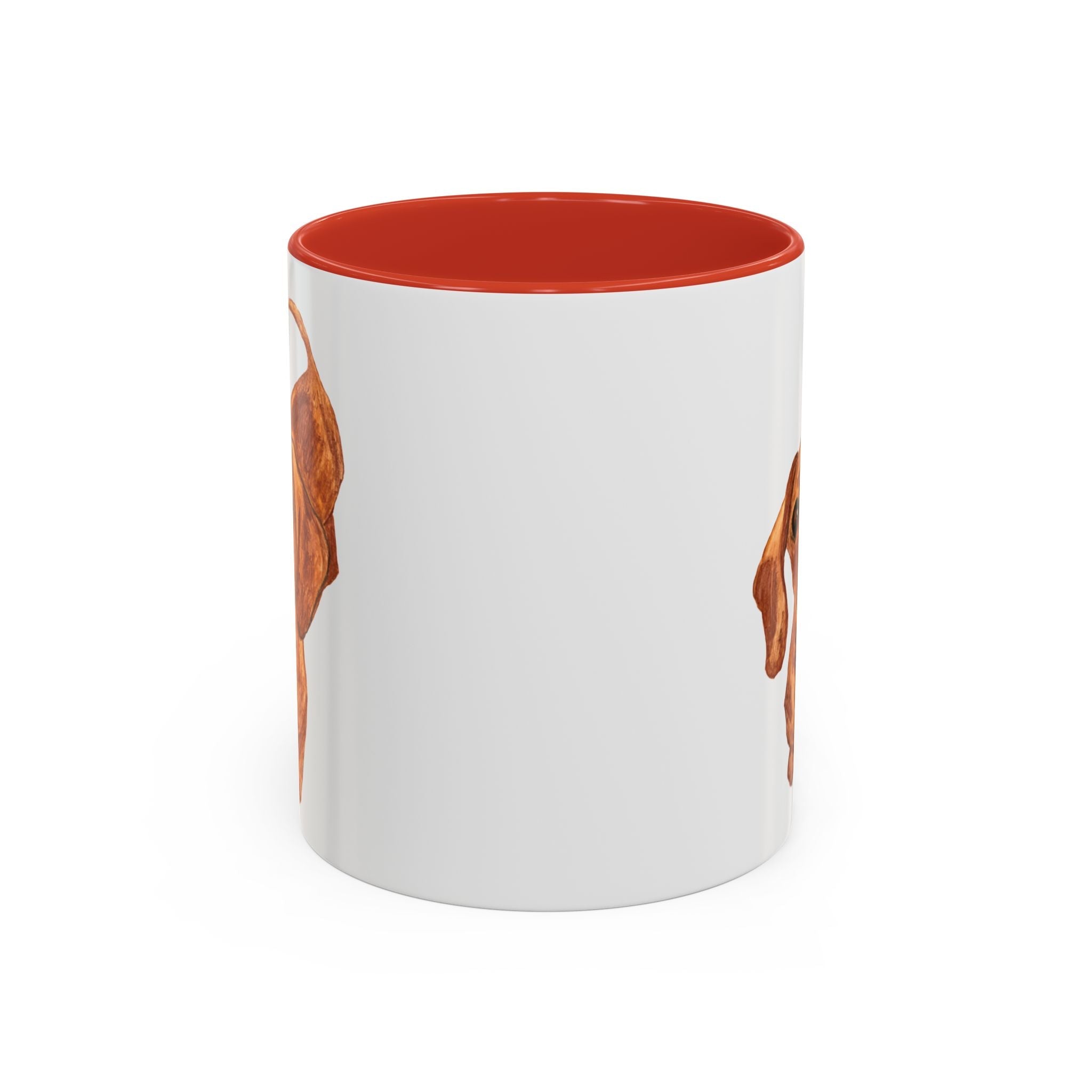 Dachshund Two Tone Ceramic Coffee Mugs - Blue Cava
