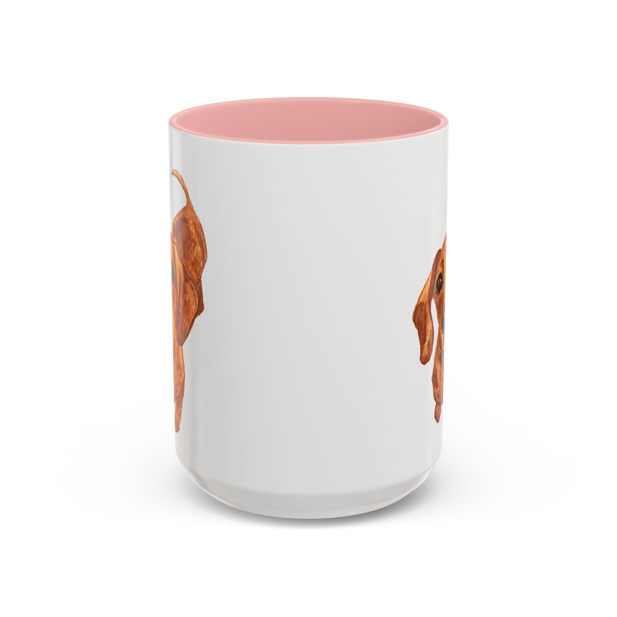 Dachshund Two Tone Ceramic Coffee Mugs - Blue Cava