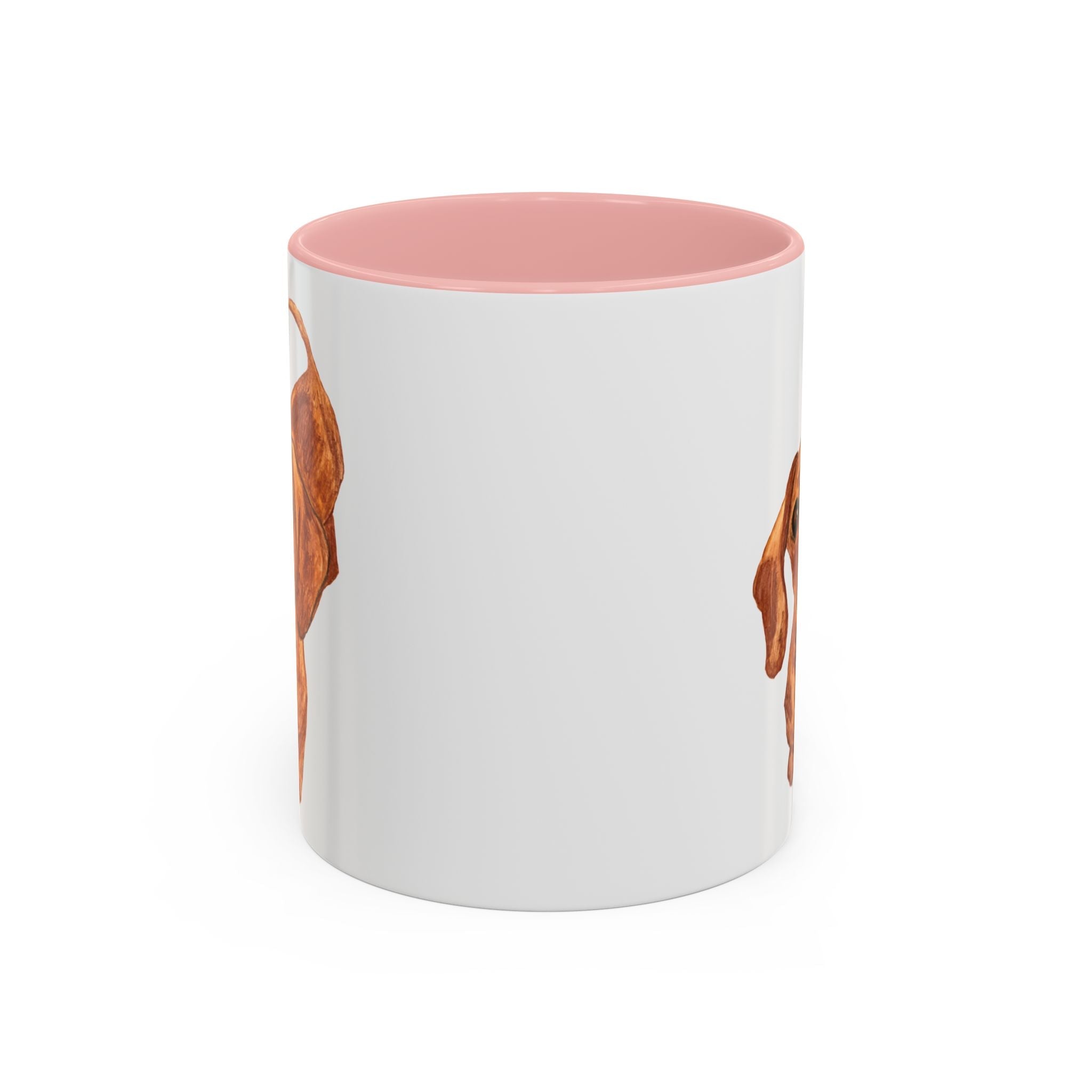 Dachshund Two Tone Ceramic Coffee Mugs - Blue Cava
