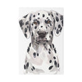 Dalmatian Canvas Art, Dog Wall Decor - Blue Cava