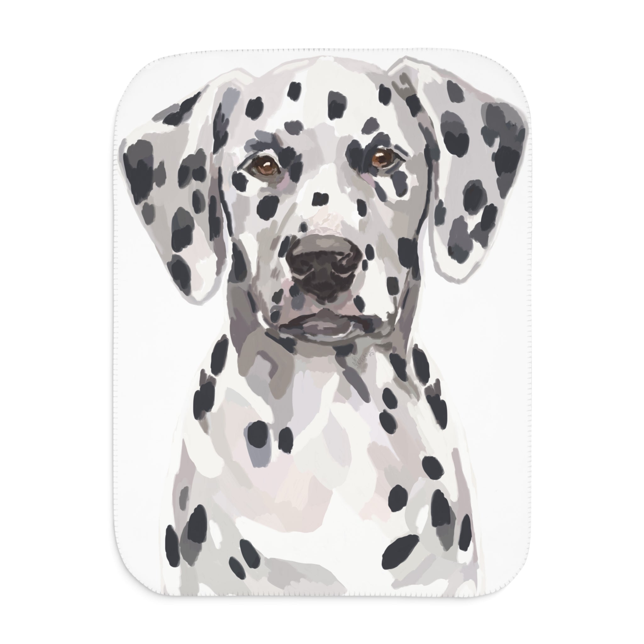 Dalmatian Cozy Sherpa Blankets - Blue Cava