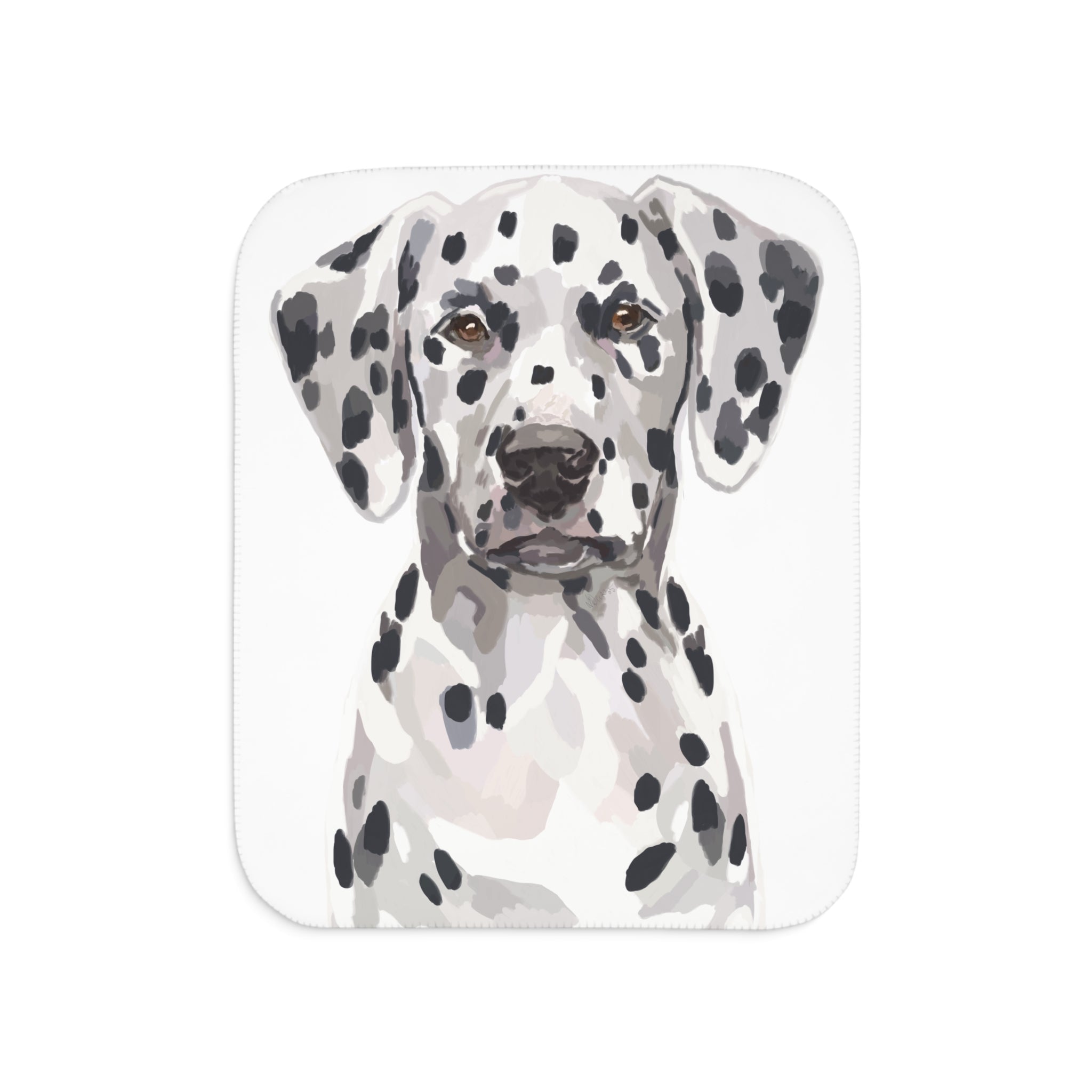 Dalmatian Cozy Sherpa Blankets - Blue Cava
