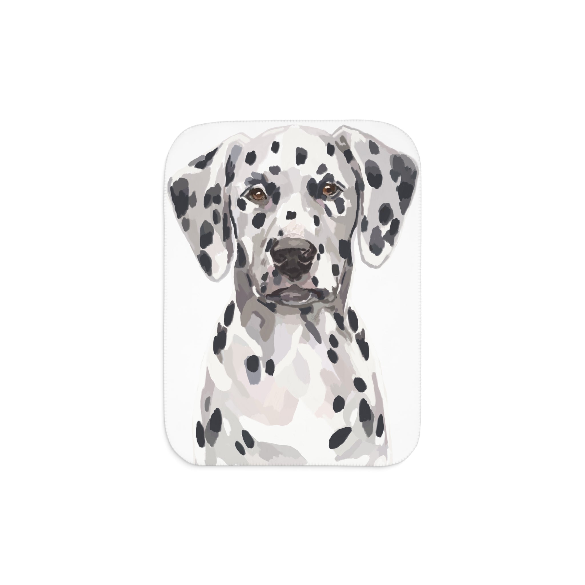 Dalmatian Cozy Sherpa Blankets - Blue Cava