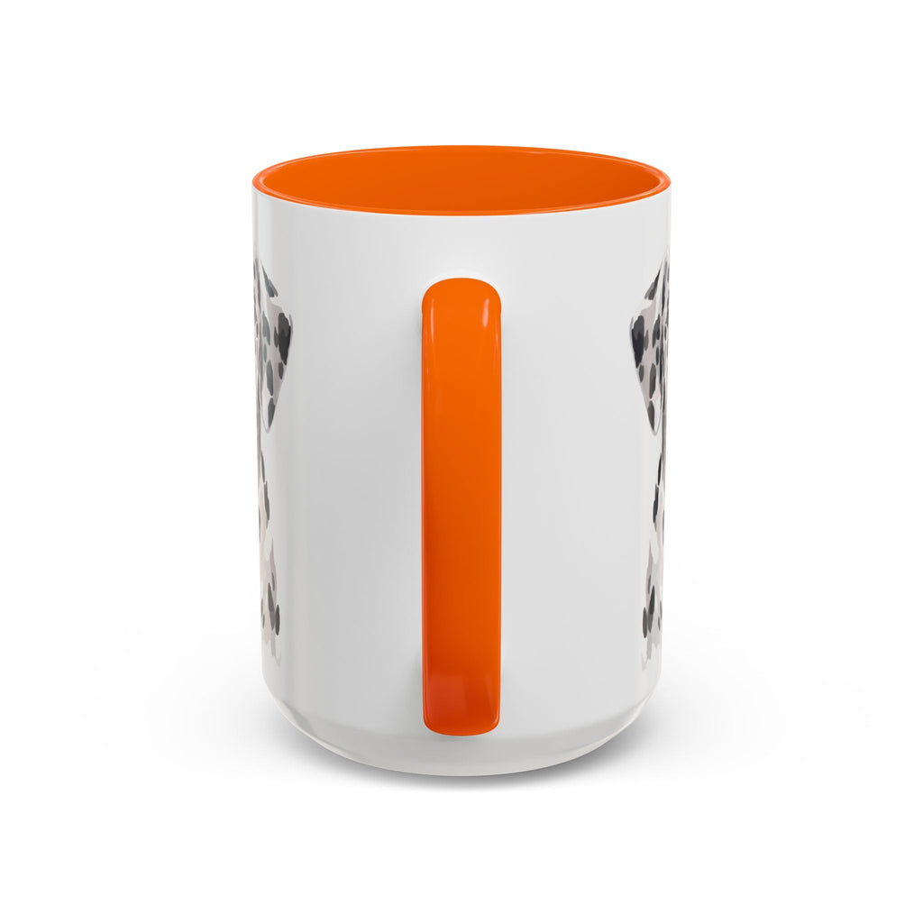 Dalmatian Two Tone Ceramic Coffee Mugs - Blue Cava