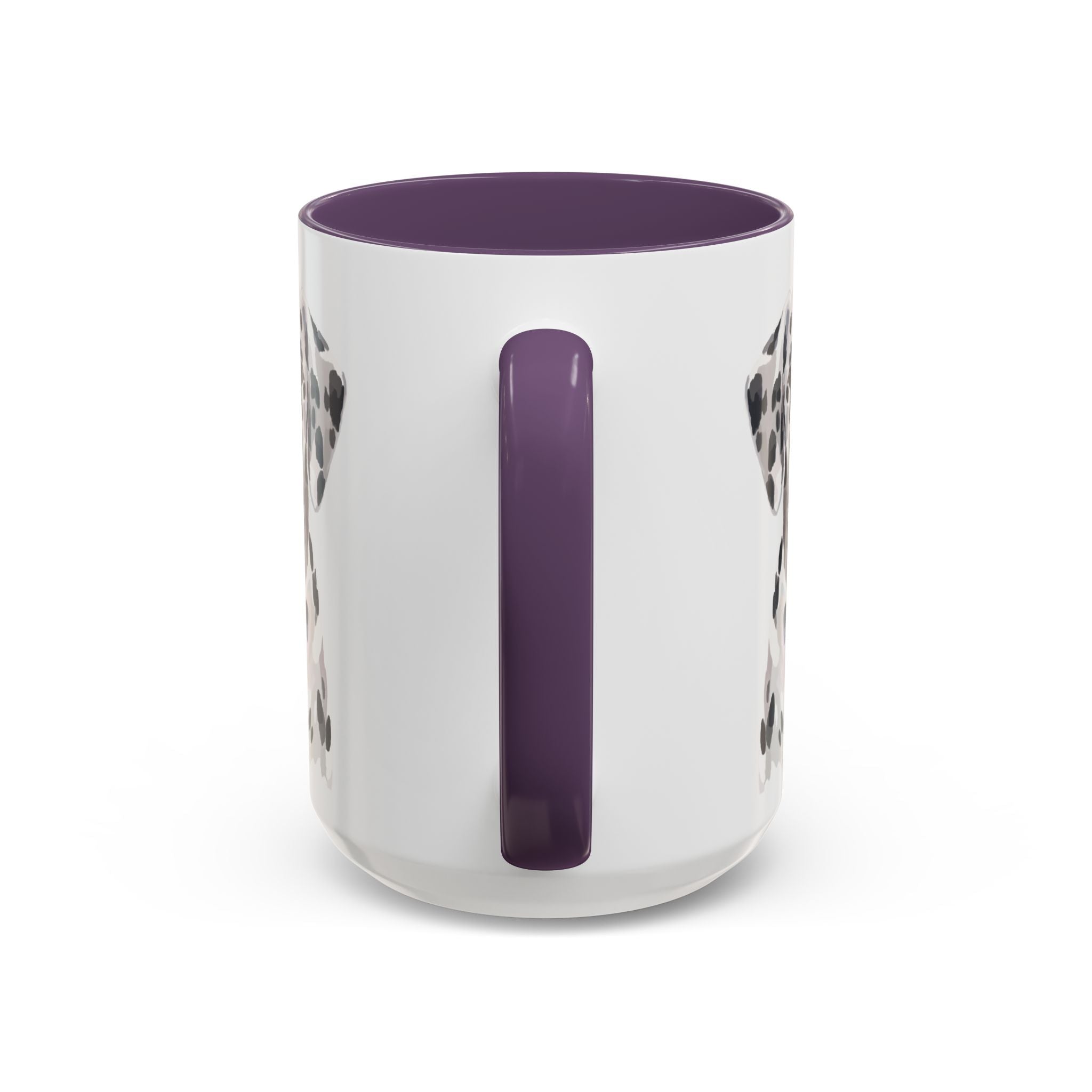 Dalmatian Two Tone Ceramic Coffee Mugs - Blue Cava