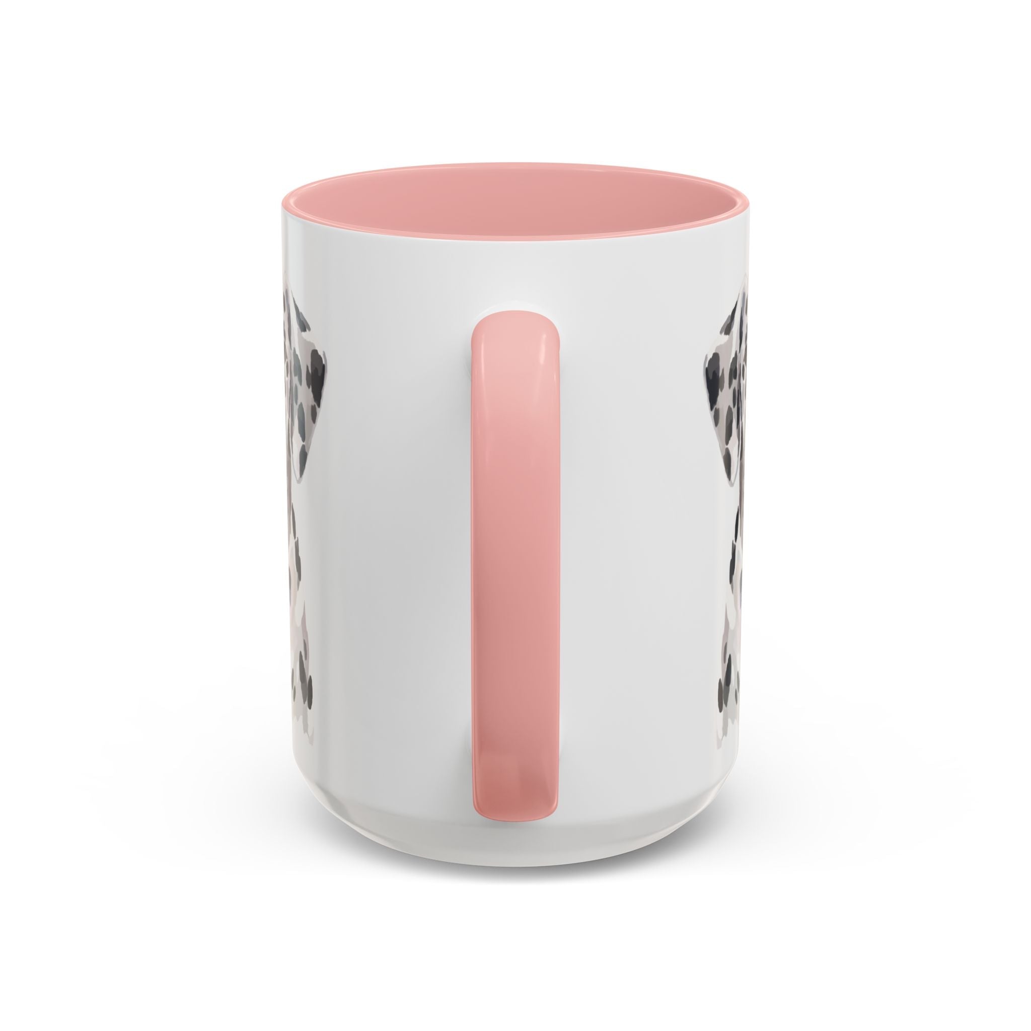 Dalmatian Two Tone Ceramic Coffee Mugs - Blue Cava
