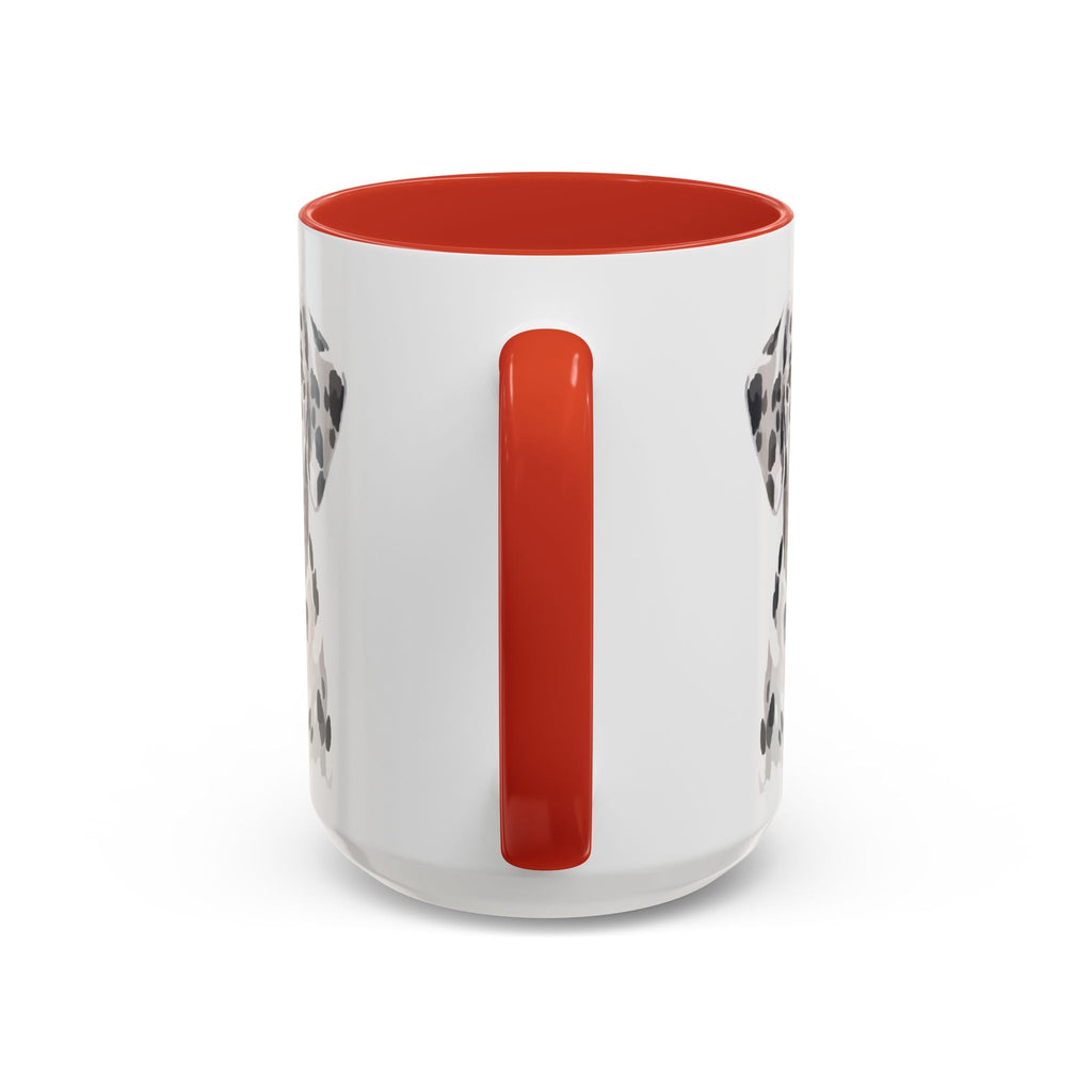Dalmatian Two Tone Ceramic Coffee Mugs - Blue Cava