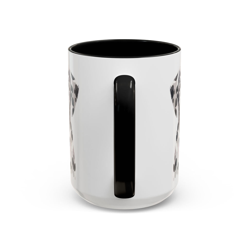 Dalmatian Two Tone Ceramic Coffee Mugs - Blue Cava