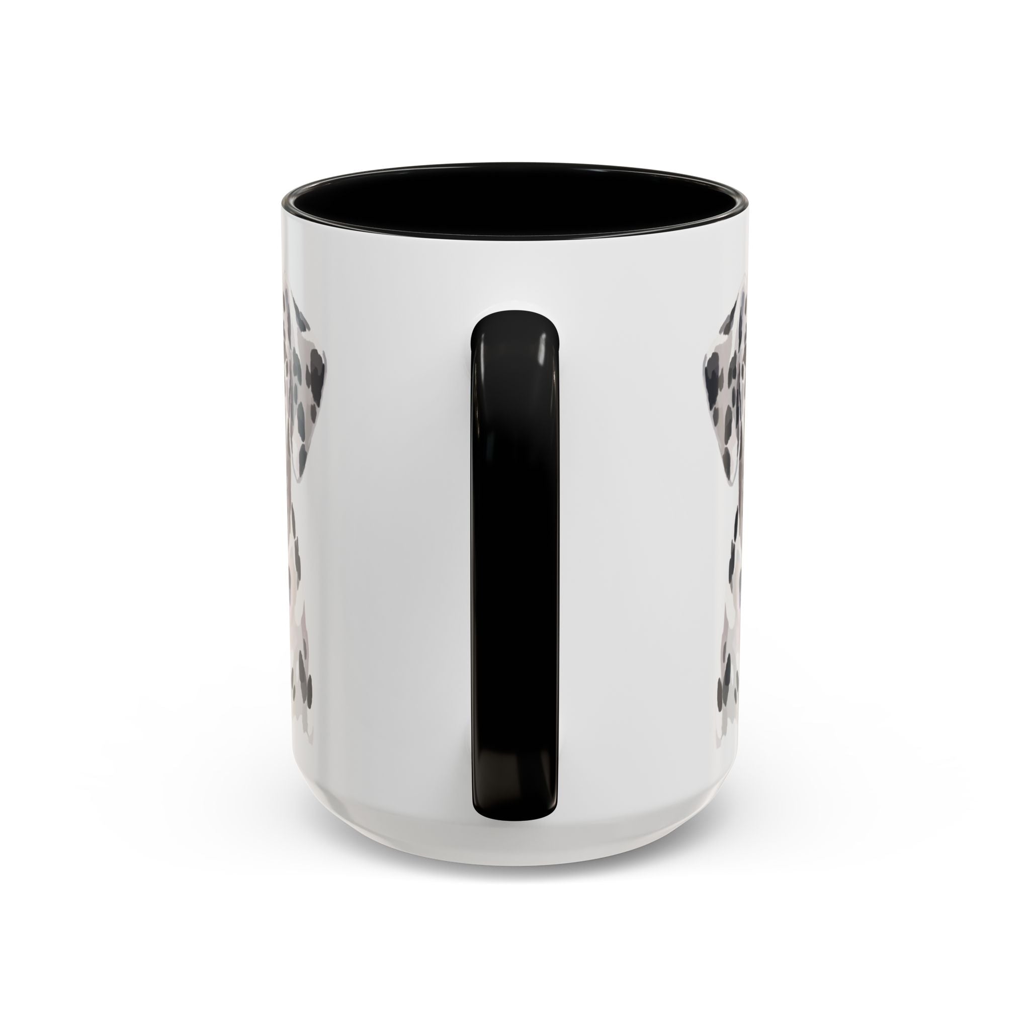 Dalmatian Two Tone Ceramic Coffee Mugs - Blue Cava