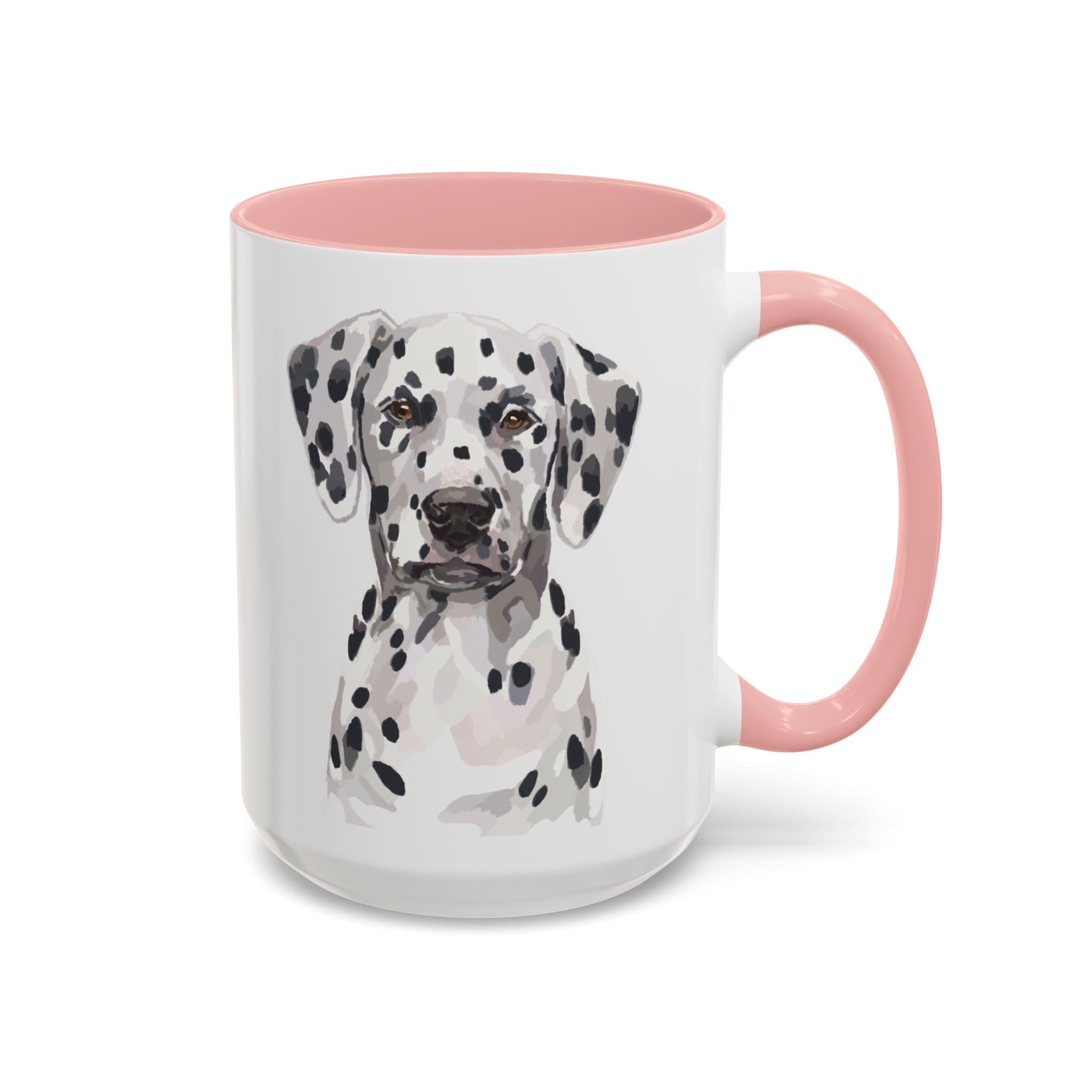 Dalmatian Two Tone Ceramic Coffee Mugs - Blue Cava