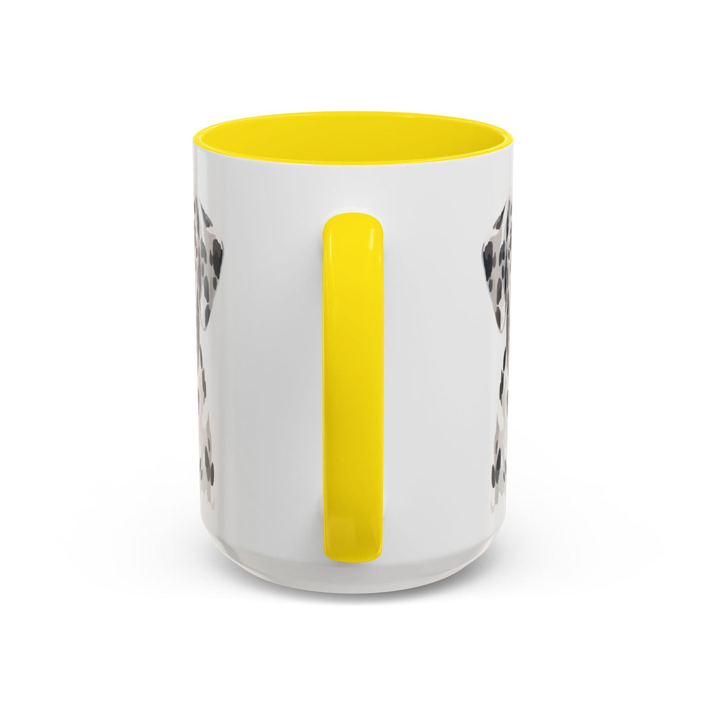 Dalmatian Two Tone Ceramic Coffee Mugs - Blue Cava