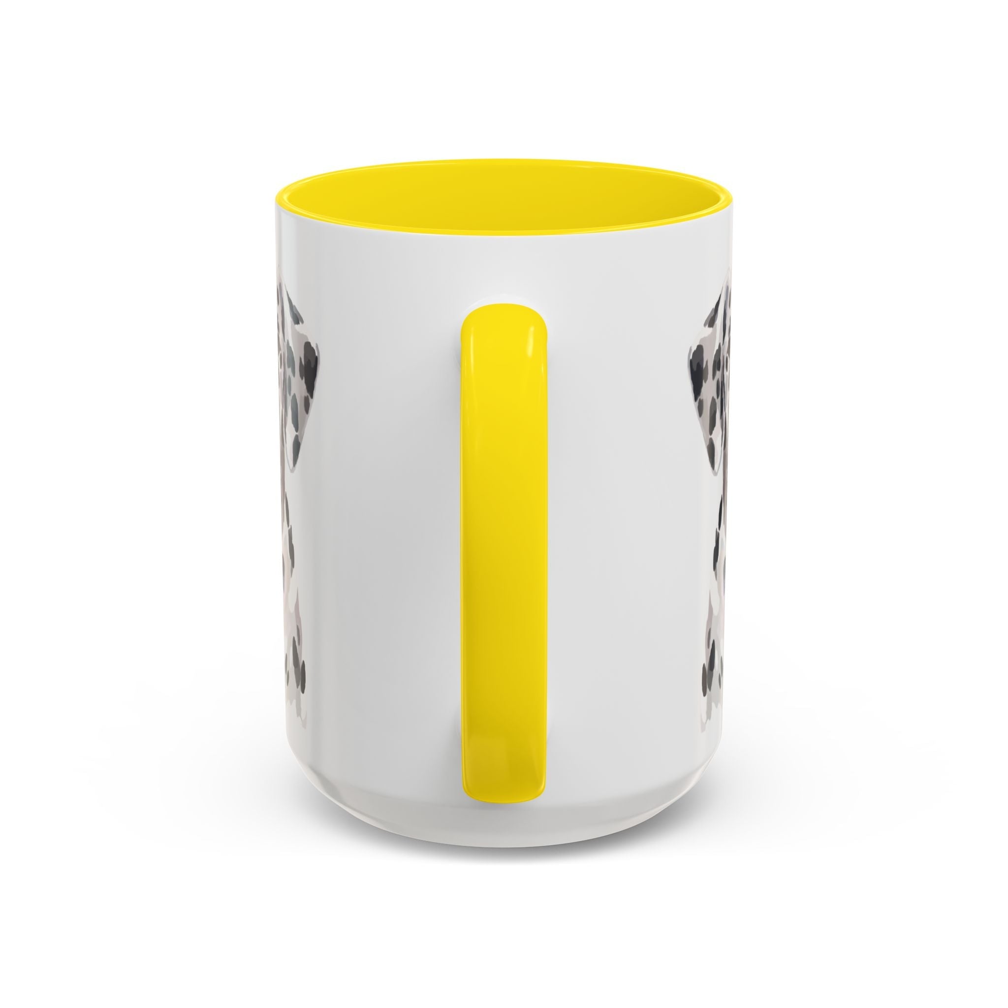 Dalmatian Two Tone Ceramic Coffee Mugs - Blue Cava