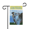 Dogs Welcome People Tolerated Garden & House Banner - Blue Cava
