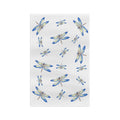 Dragonflies Microfiber Waffle Kitchen Towel - Blue Cava