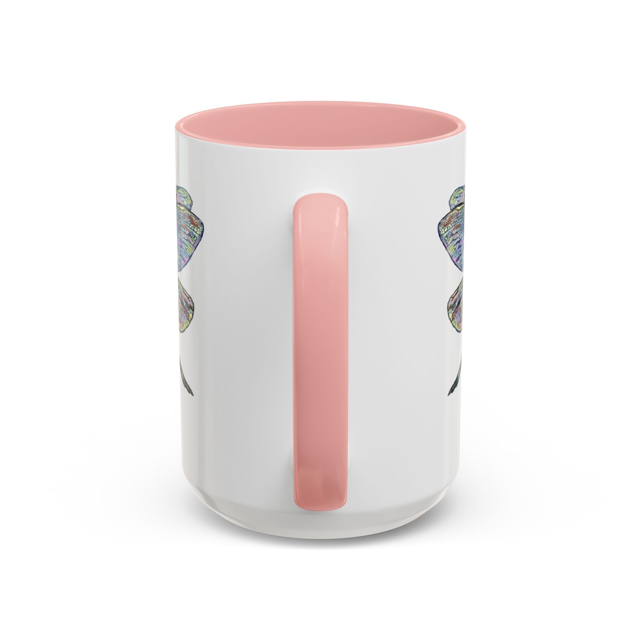 Dragonfly Two Tone Ceramic Coffee Mugs - Blue Cava