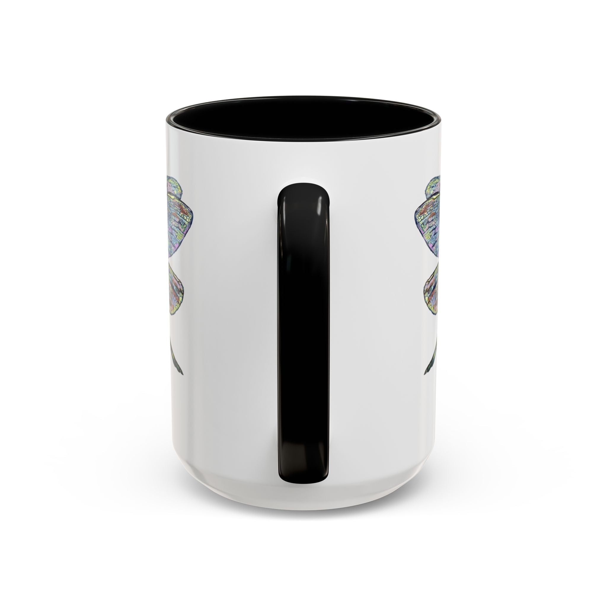 Dragonfly Two Tone Ceramic Coffee Mugs - Blue Cava