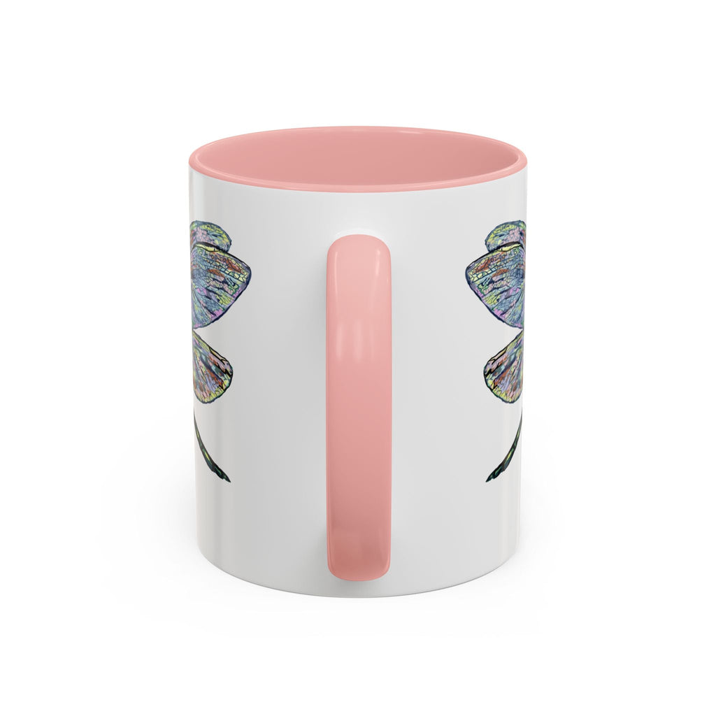 Dragonfly Two Tone Ceramic Coffee Mugs - Blue Cava