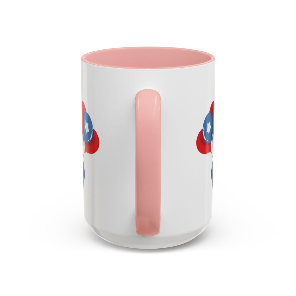 Egret Golf Cart Two Tone Ceramic Coffee Mugs - Blue Cava