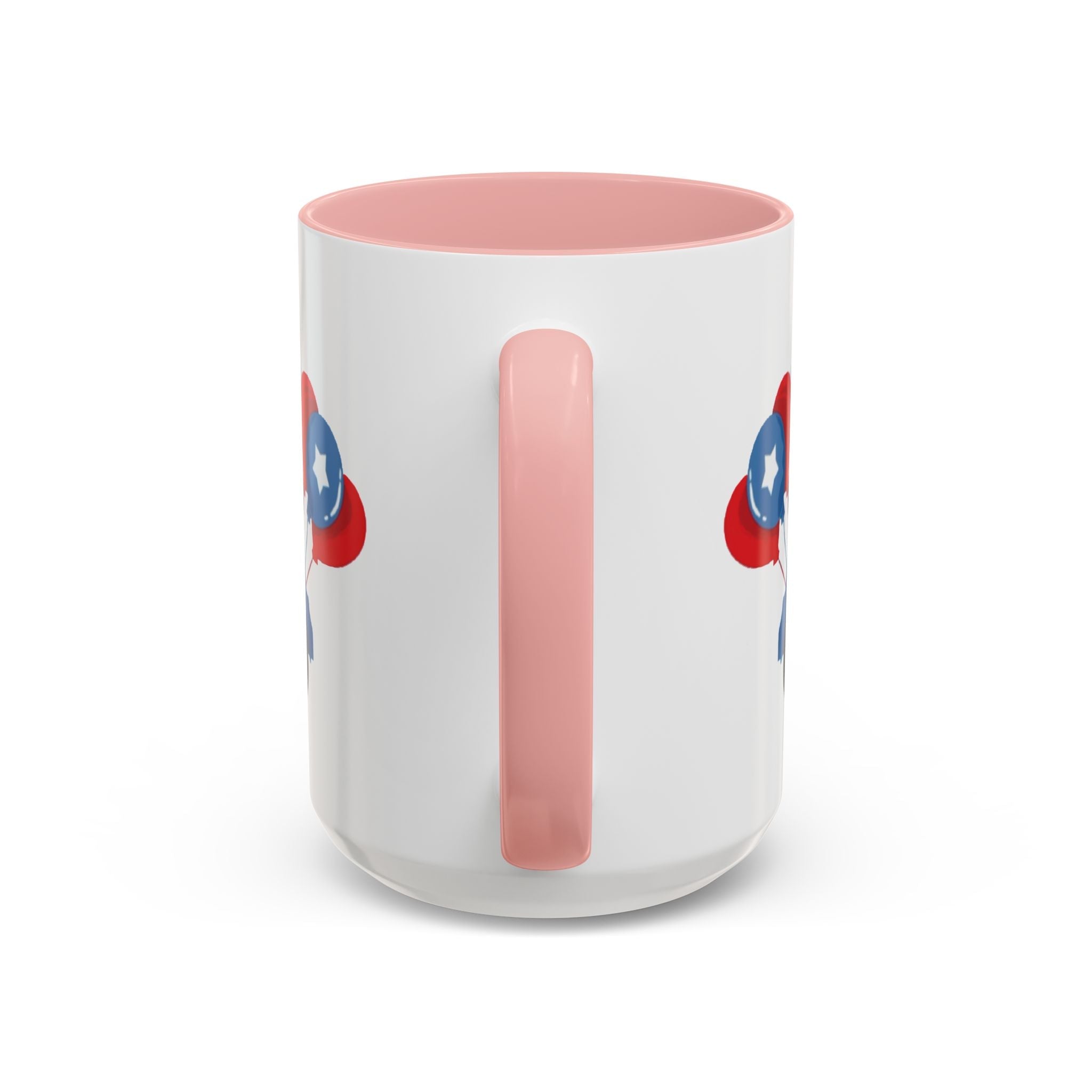 Egret Golf Cart Two Tone Ceramic Coffee Mugs - Blue Cava