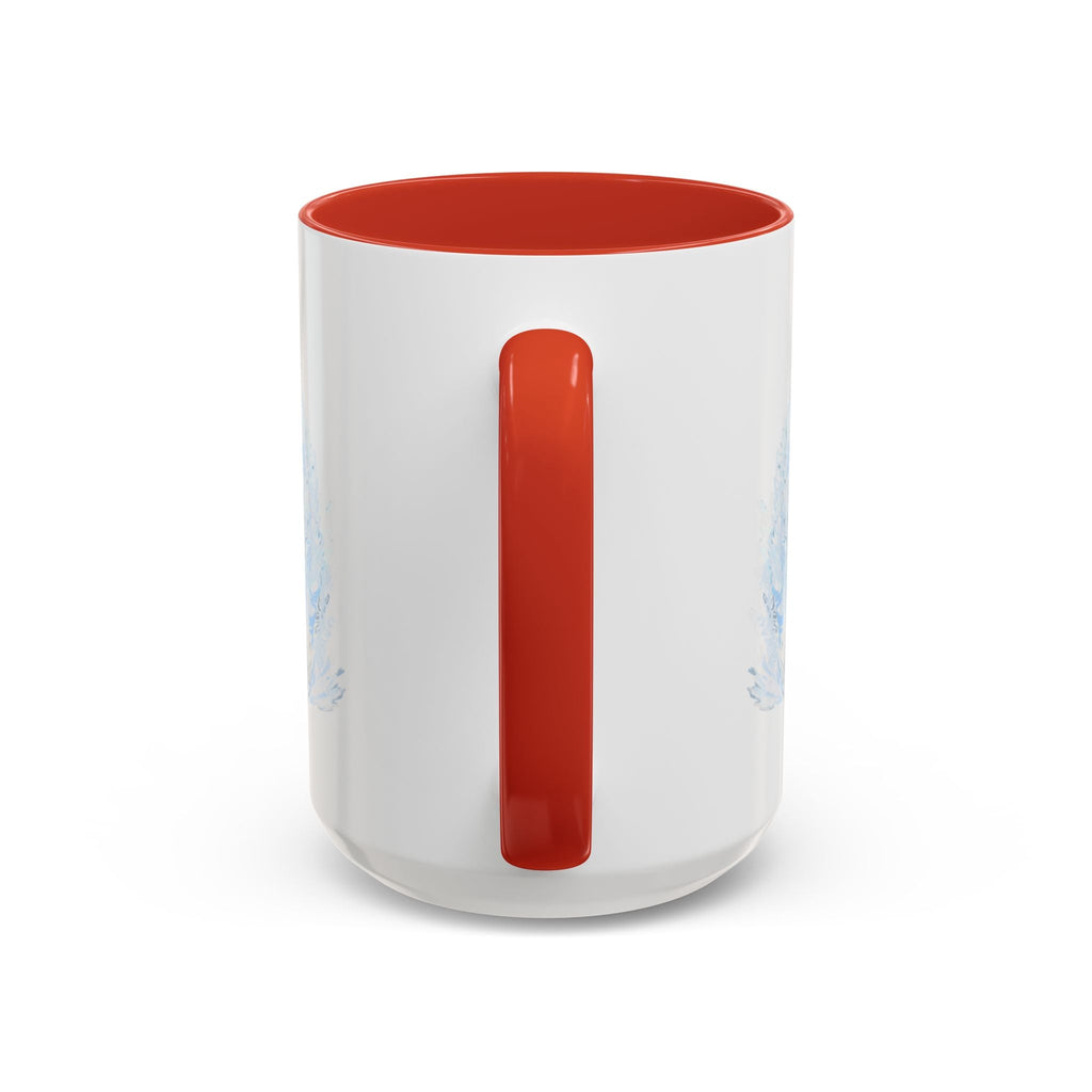 Elegant Swan Two Tone Ceramic Coffee Mugs - Blue Cava