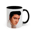 Elvis Presley Musical Two Tone Ceramic Coffee Mug. Available in 11 oz black