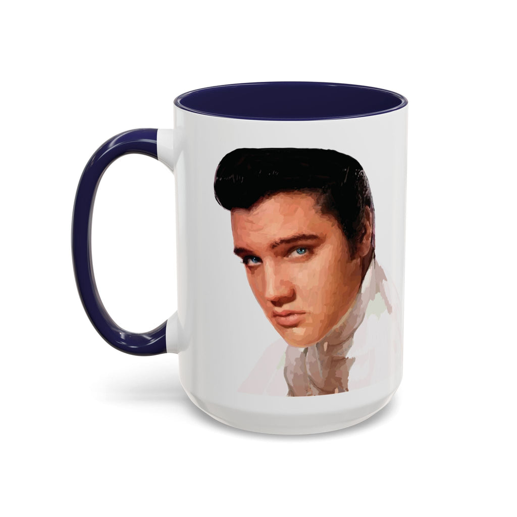 Elvis Presley Musical Two Tone Ceramic Coffee Mug Available in 15 oz
