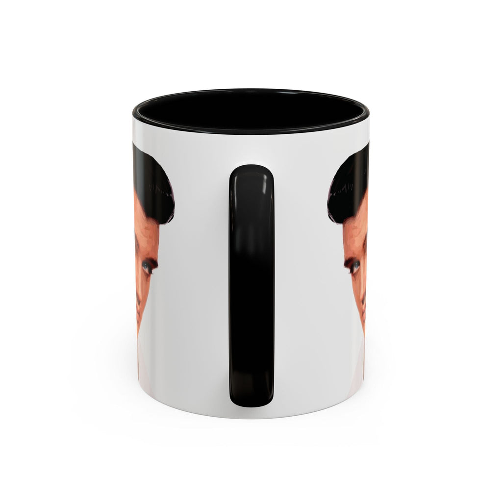 Elvis Two Tone Ceramic Coffee Mug 11 oz- Blue Cava
