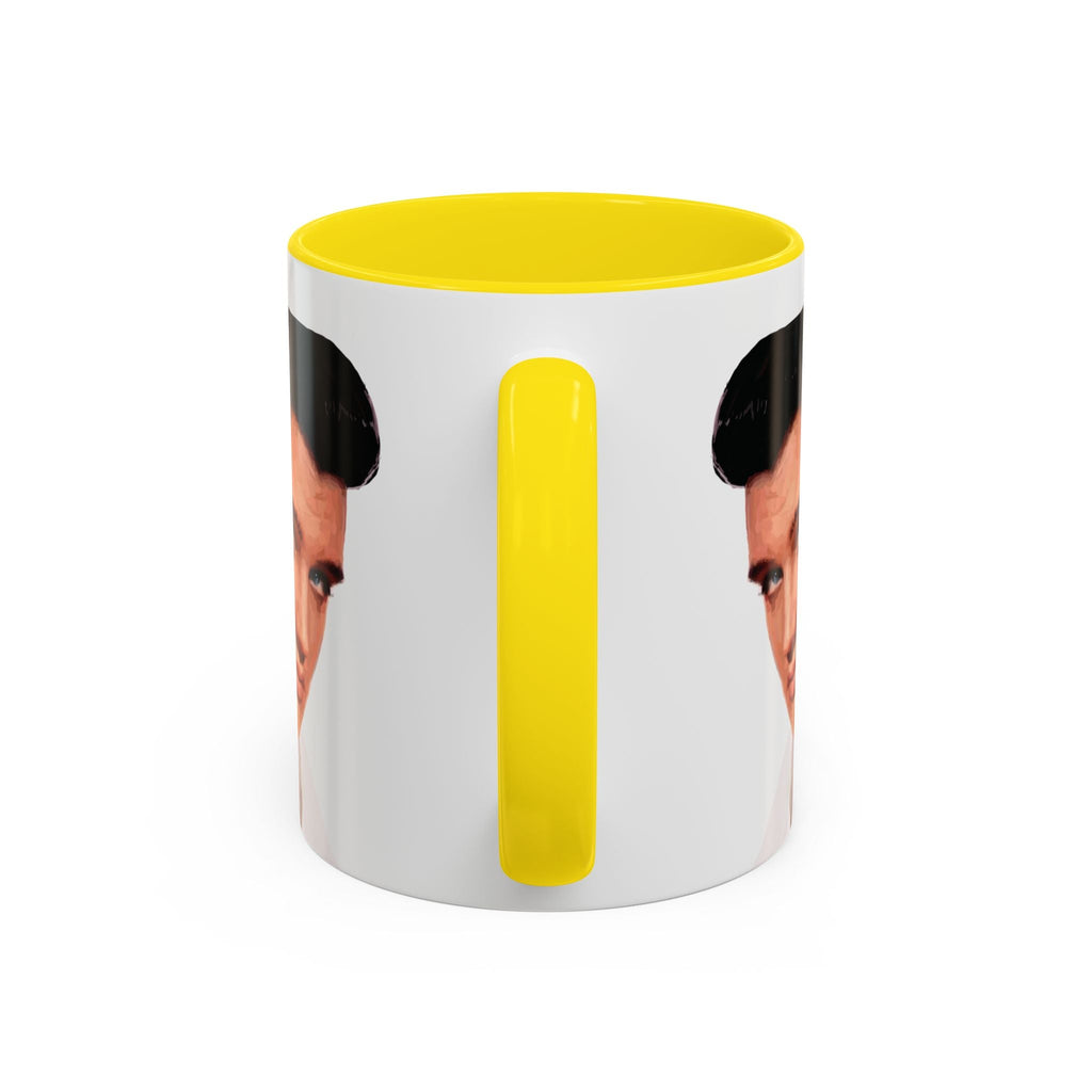 Elvis Two Tone Ceramic Coffee Mug 11 oz - Blue Cava