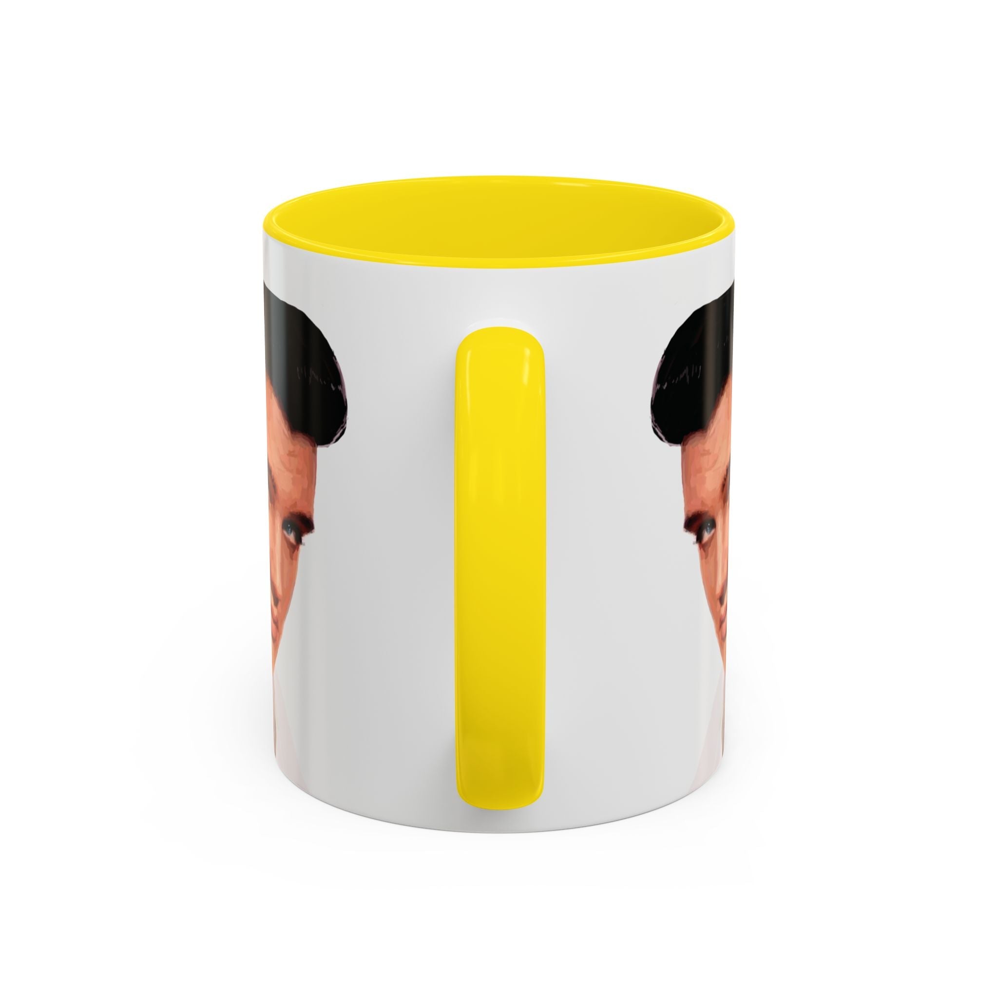Elvis Two Tone Ceramic Coffee Mug 11 oz - Blue Cava