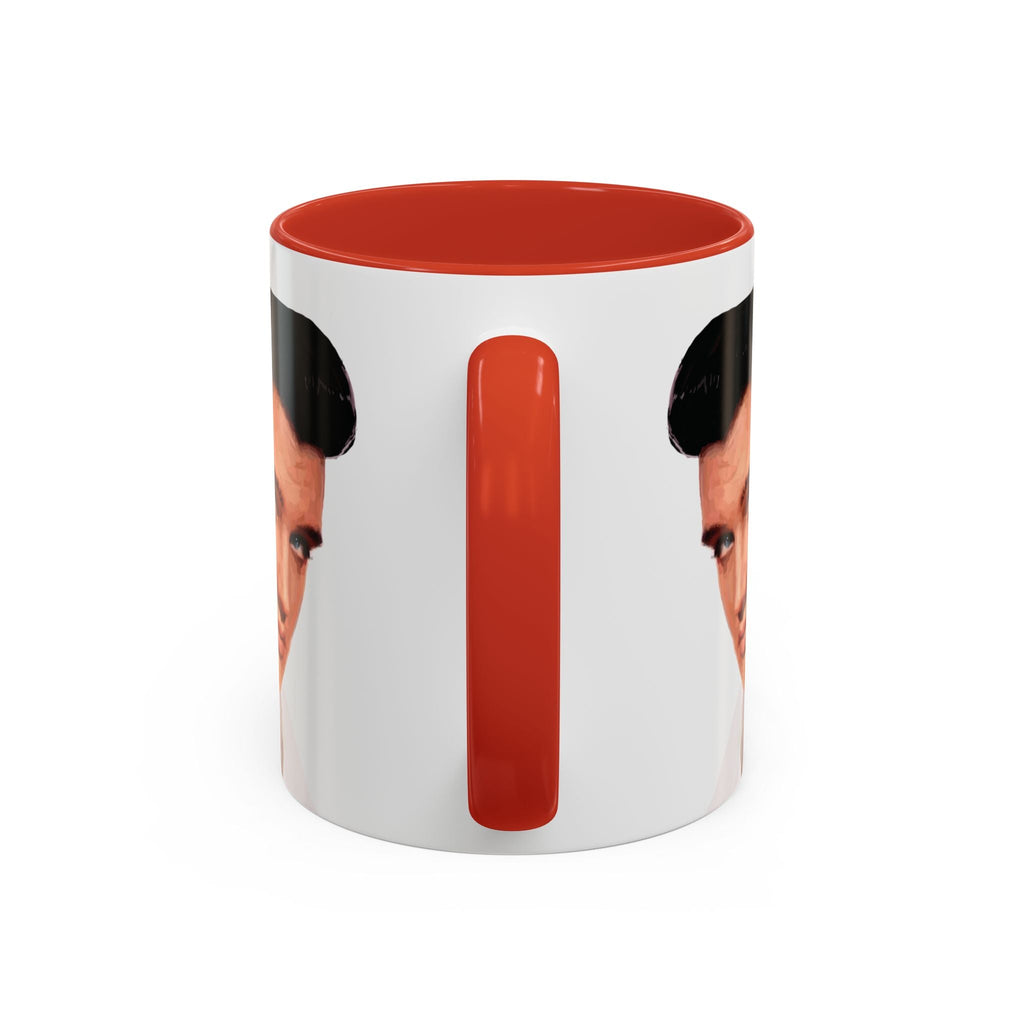 Elvis Two Tone Ceramic Coffee Mug 11 oz- Blue Cava