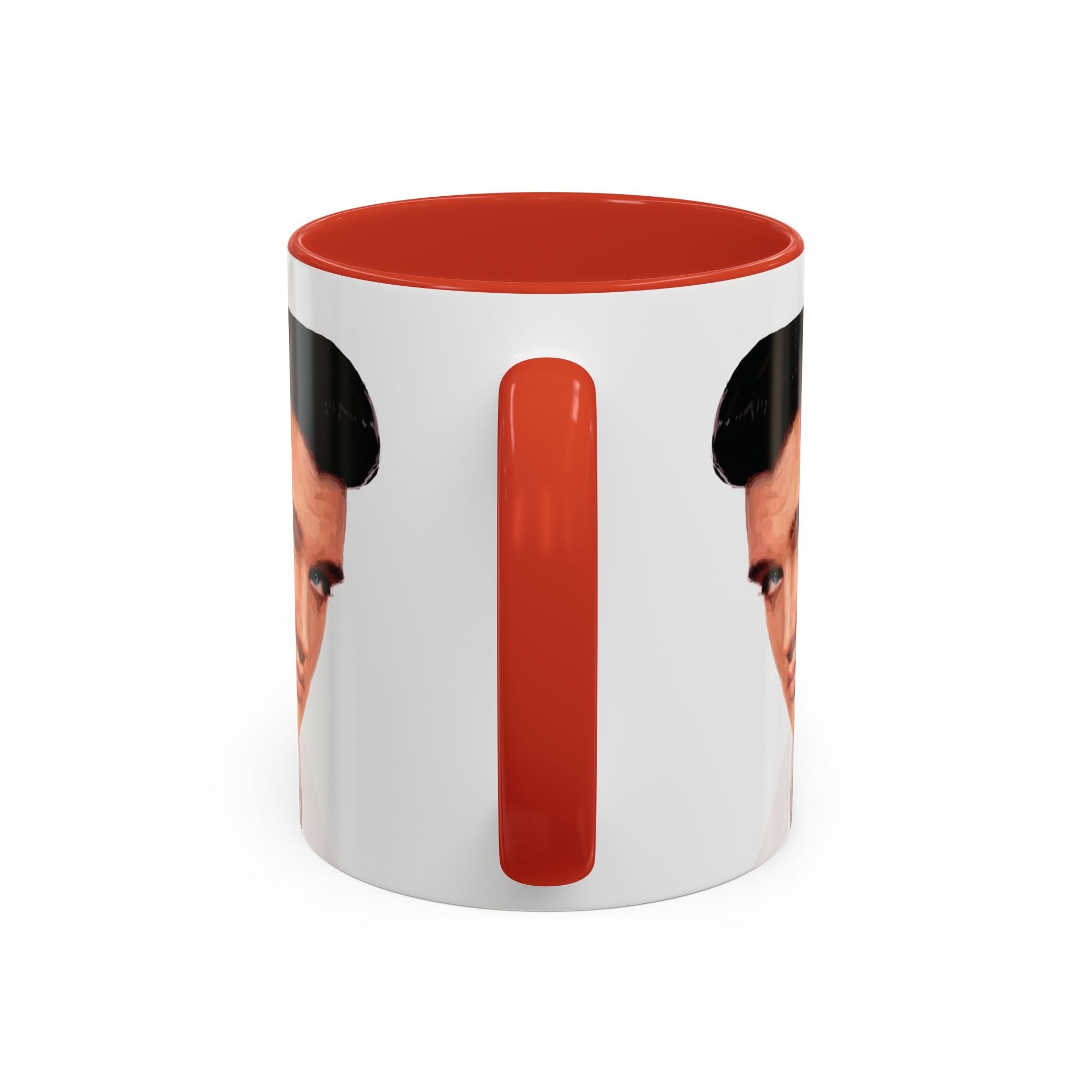 Elvis Two Tone Ceramic Coffee Mug 11 oz- Blue Cava