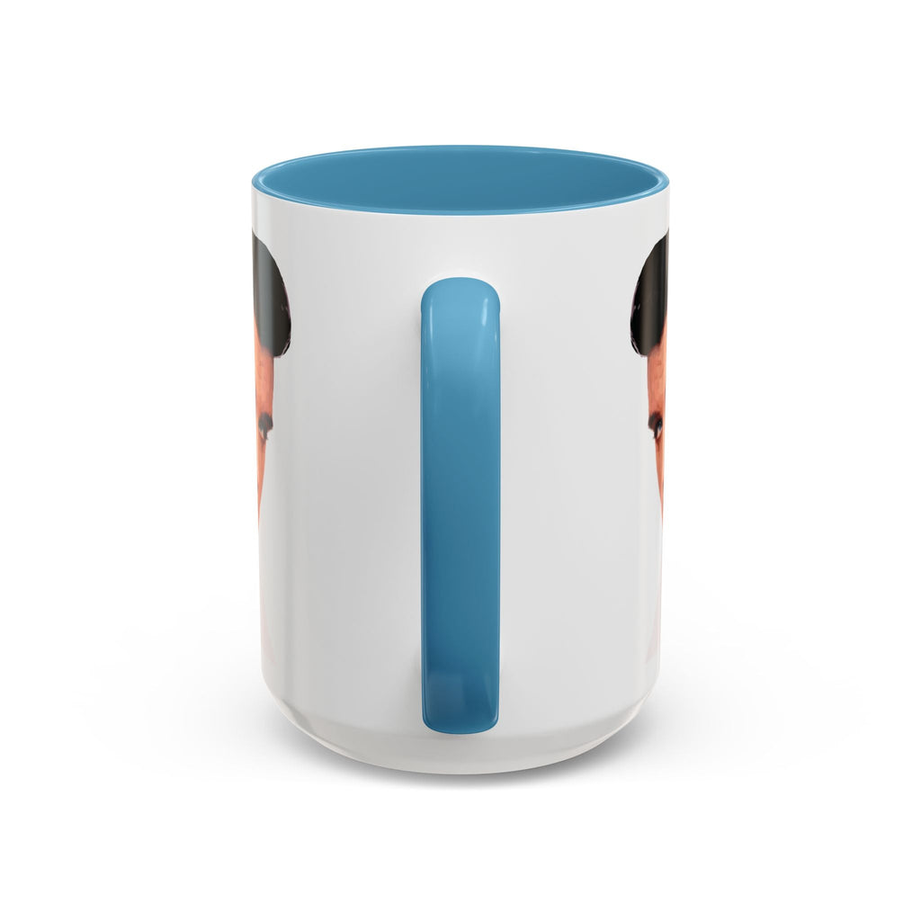 Elvis Two Tone Ceramic Coffee Mug - Blue Cava
