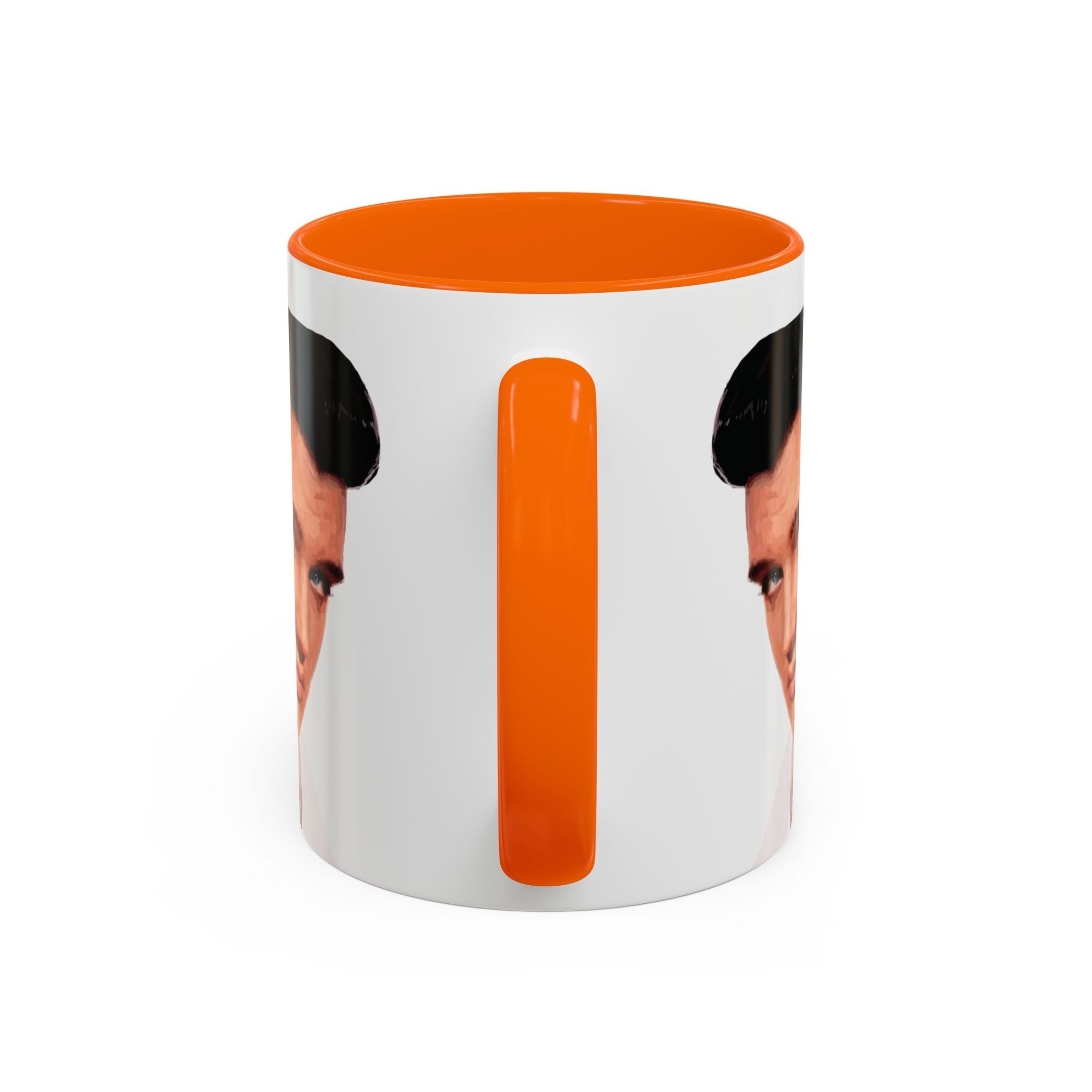 Elvis Two Tone Ceramic Coffee Mug 11 oz - Blue Cava