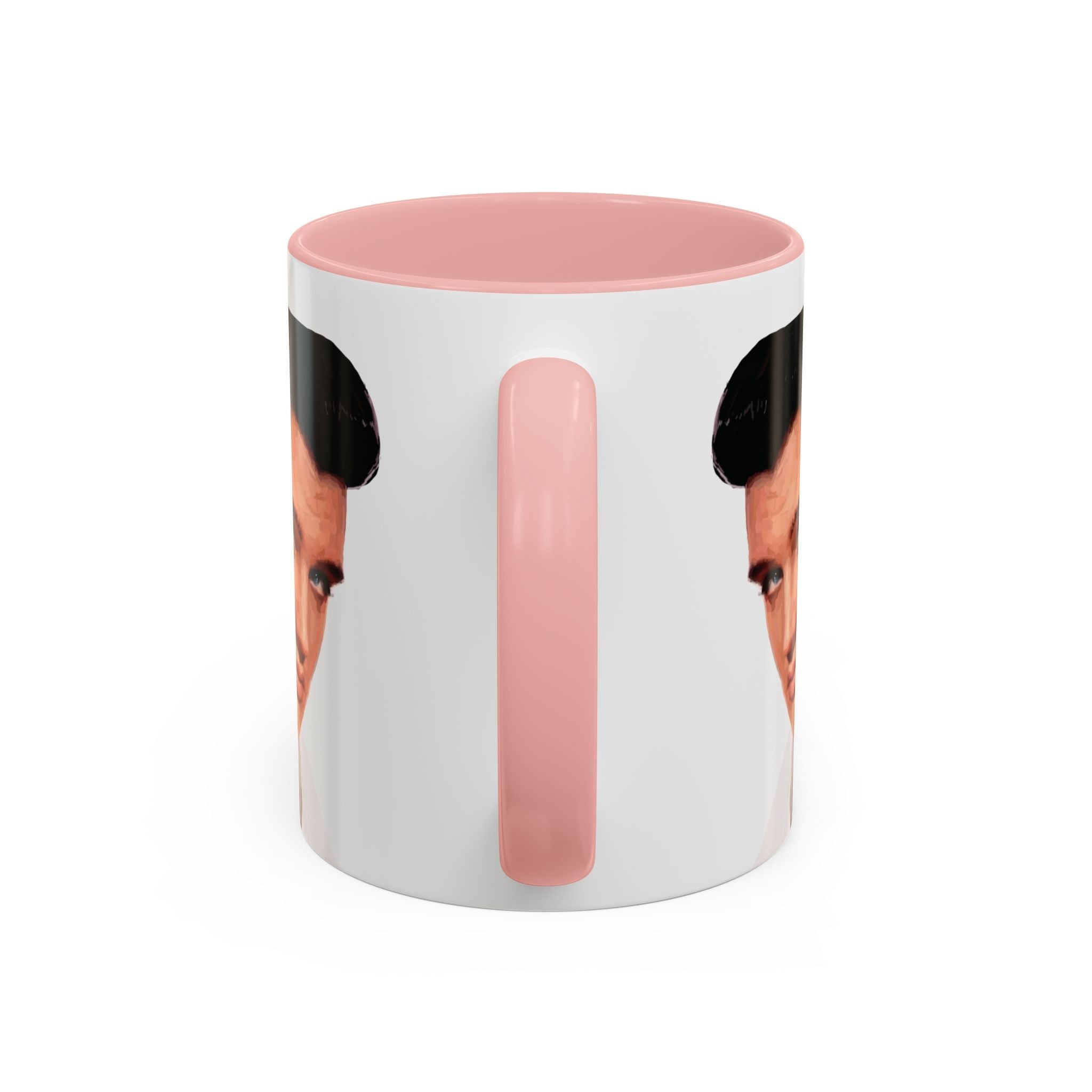 Elvis Two Tone Ceramic Coffee Mug 11 oz- Blue Cava
