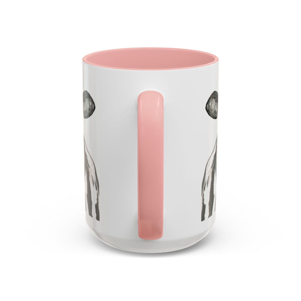 Farmhouse Cow Two Tone Ceramic Mugs - Blue Cava